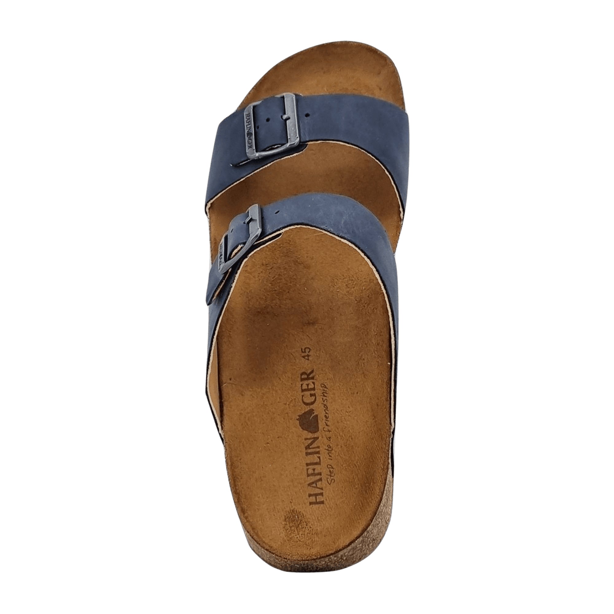 Haflinger Bio Andrea Marine Country Men's Sandals, Blue - EU Size 26