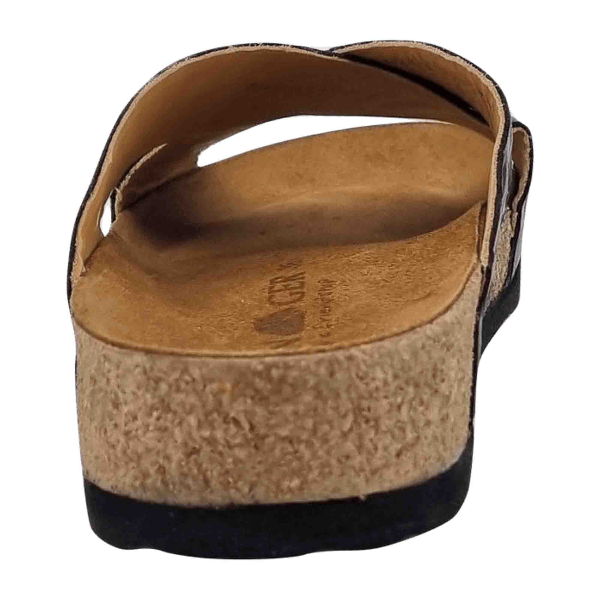 Haflinger Bio Mio Women's Sandals - Black Leather, EU Size 37 - Stylish & Durable