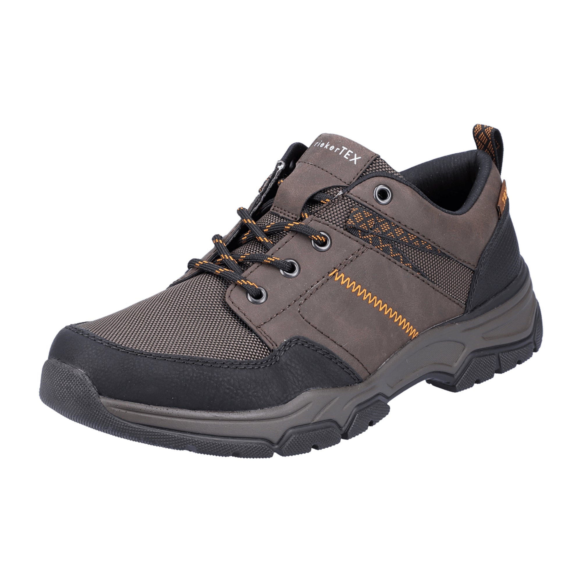 Rieker 3121225 Brown Lace-Up Shoes Water-Resistant with Cushioned Sole