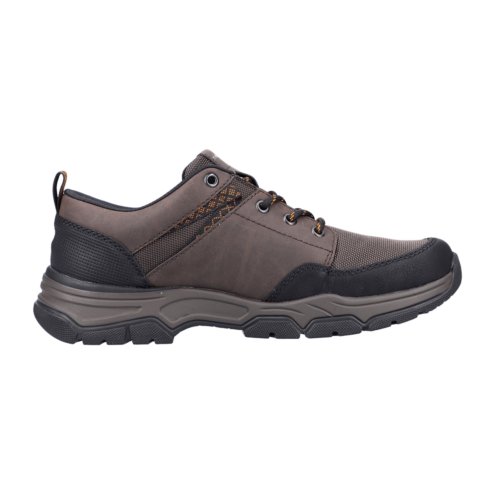 Rieker 3121225 Brown Lace-Up Shoes Water-Resistant with Cushioned Sole