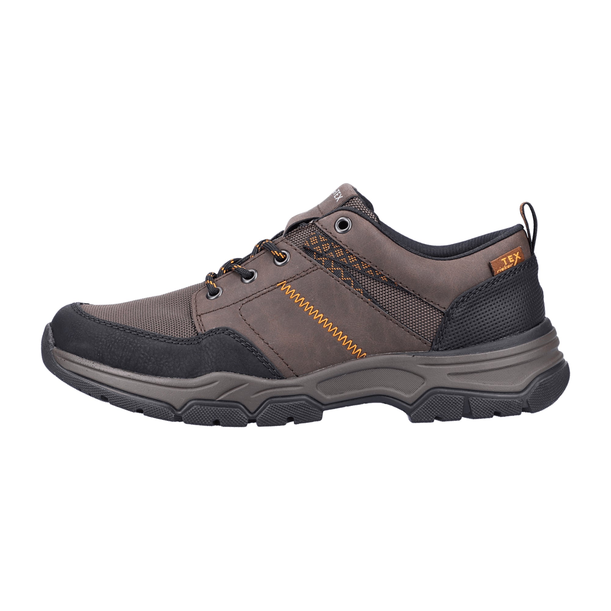 Rieker 3121225 Brown Lace-Up Shoes Water-Resistant with Cushioned Sole