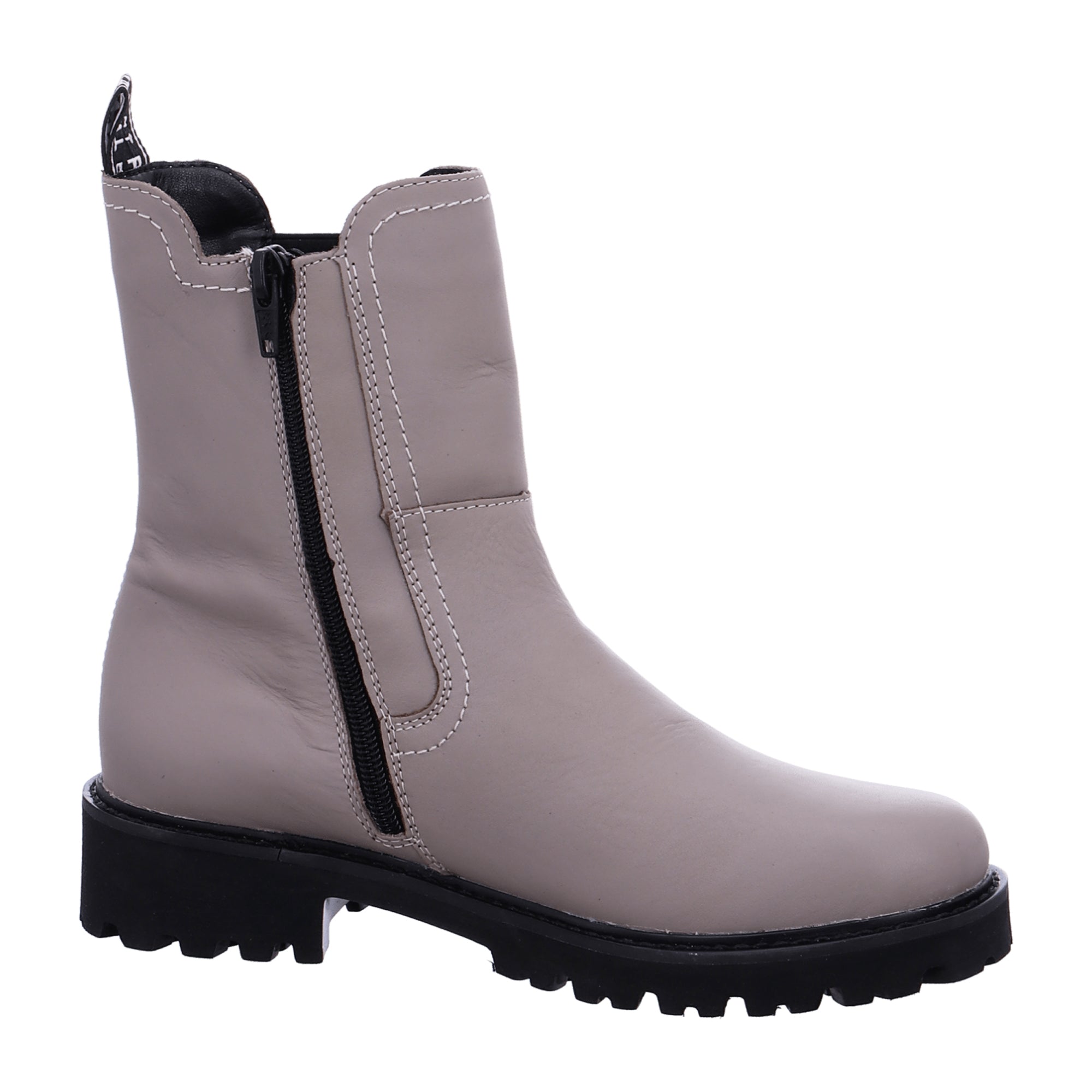 Remonte Beige Women's Chelsea Boots with Zipper and EVA Sole