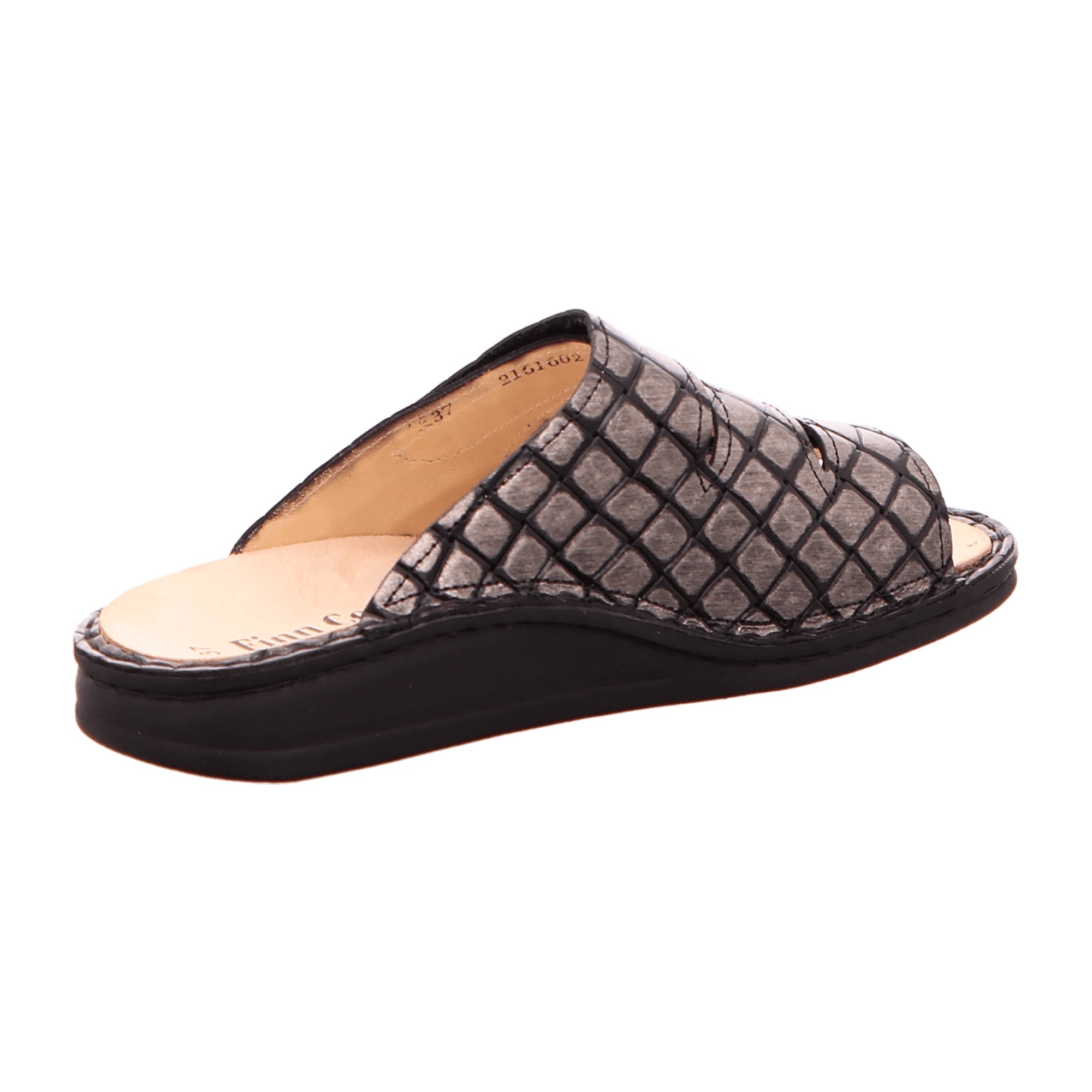 Finn Comfort Korfu Women's Comfort Sandal, Elegant Silver