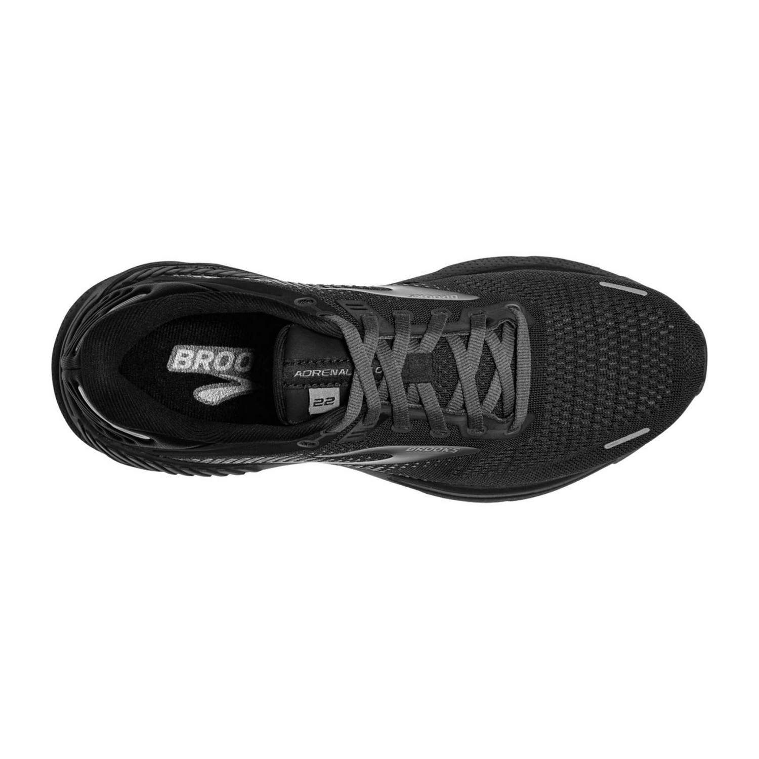 Brooks Adrenaline GTS 22 Women's Running Shoes, Lace-Up, Black / Ebony