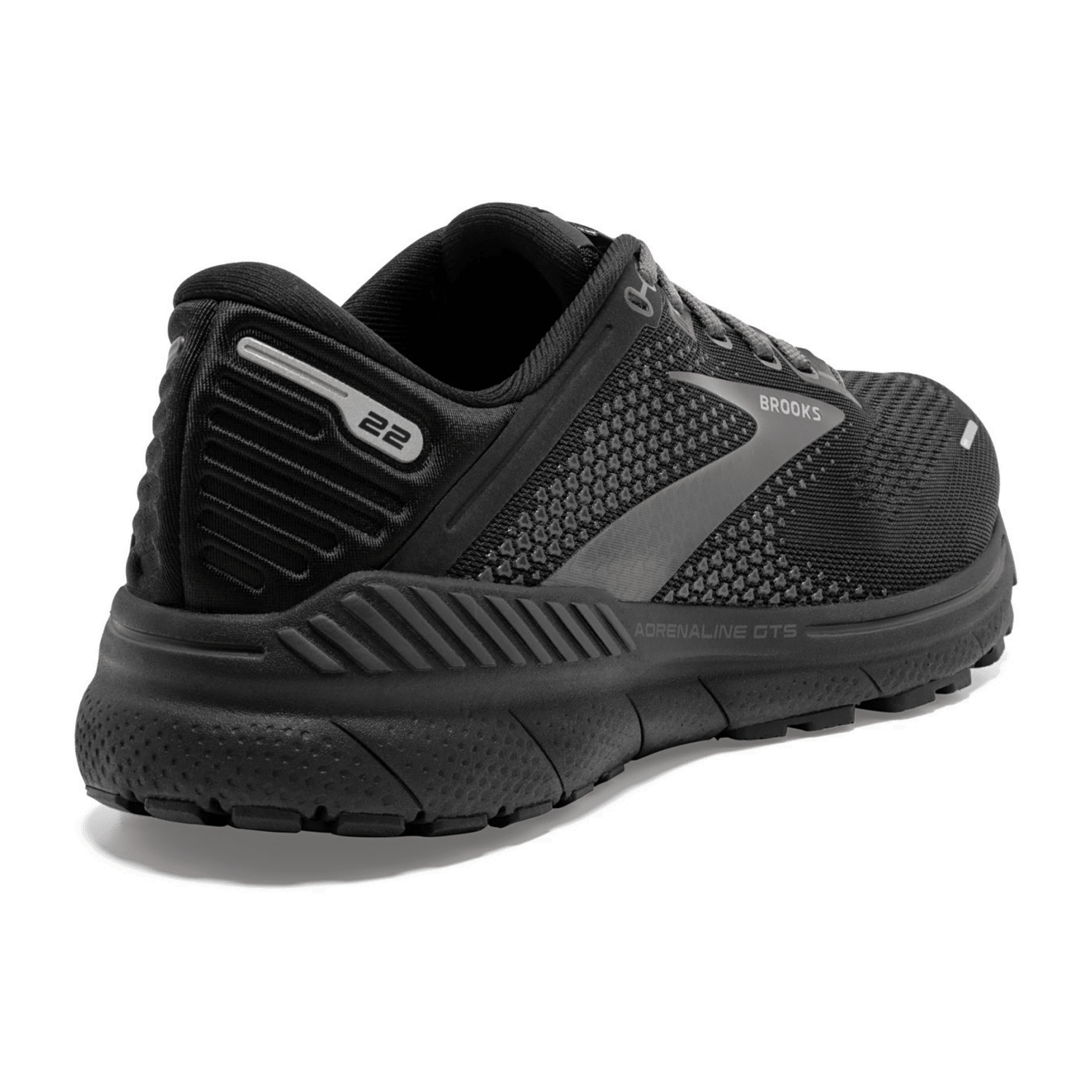 Brooks Adrenaline GTS 22 Women's Running Shoes, Lace-Up, Black / Ebony
