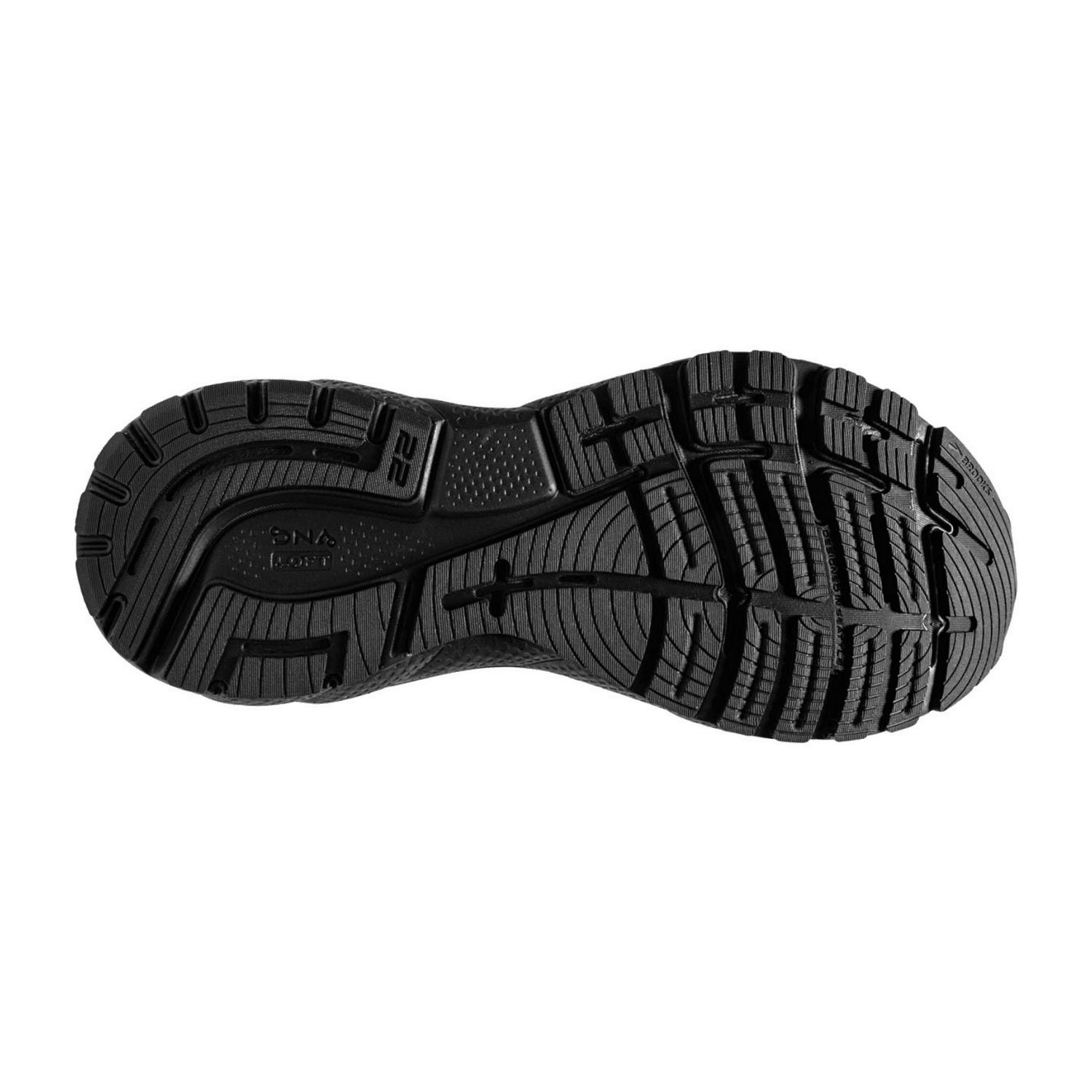 Brooks Adrenaline GTS 22 Women's Running Shoes, Lace-Up, Black / Ebony