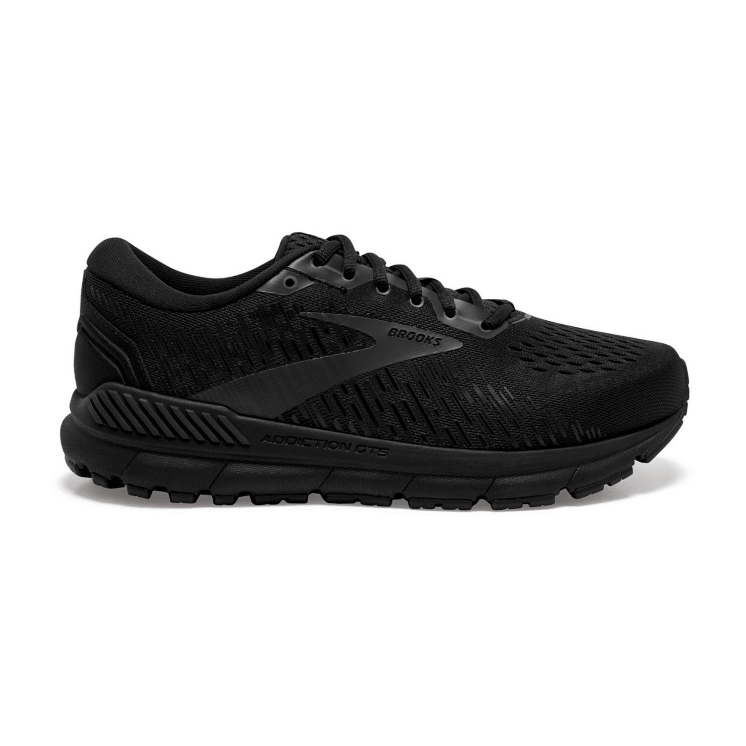 Brooks ADDICTION GTS 15 Men's Running Shoes, Leather, Black/Ebony