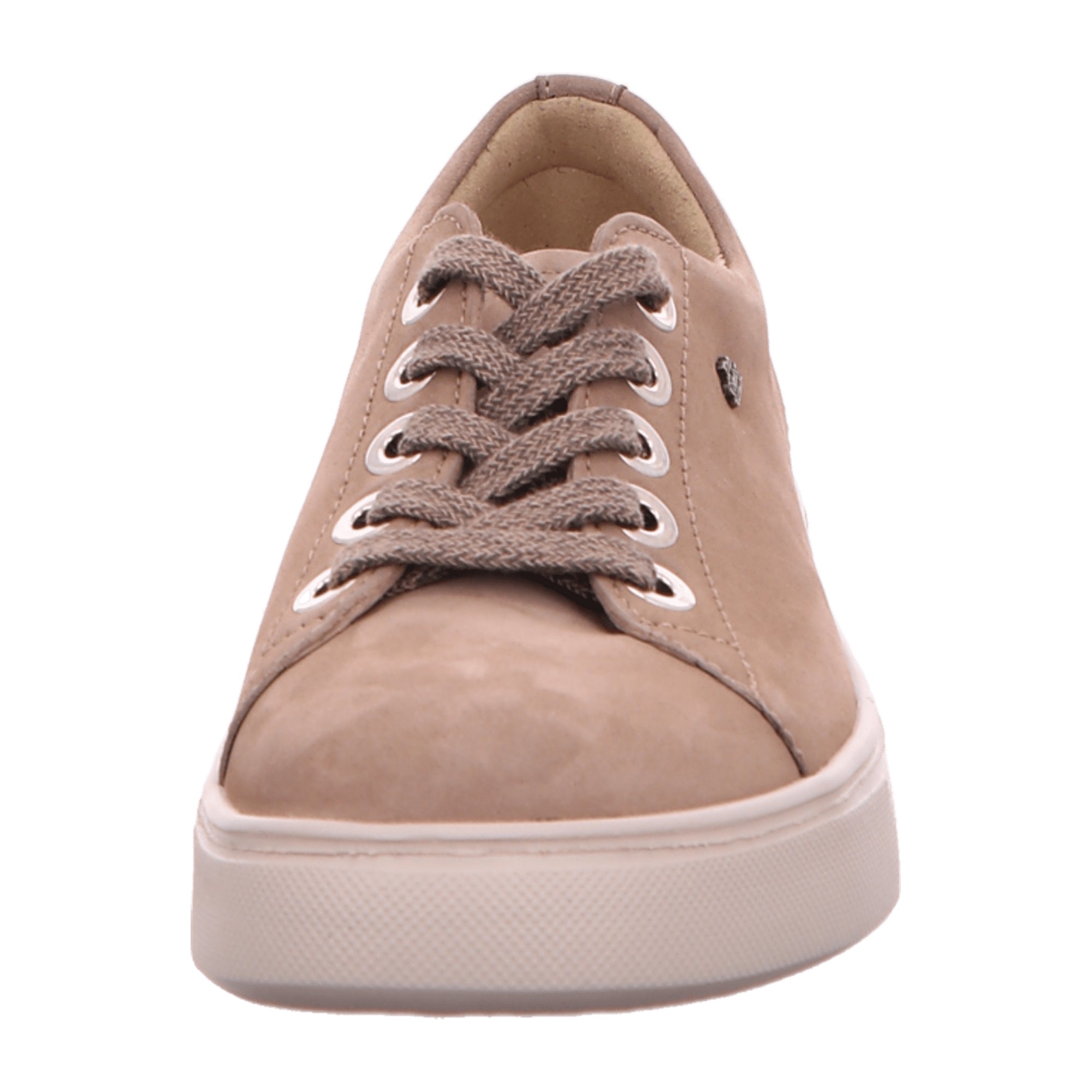 Finn Comfort Elpaso Beige Nubuck Women's Lace-Up Shoes 02479-007476