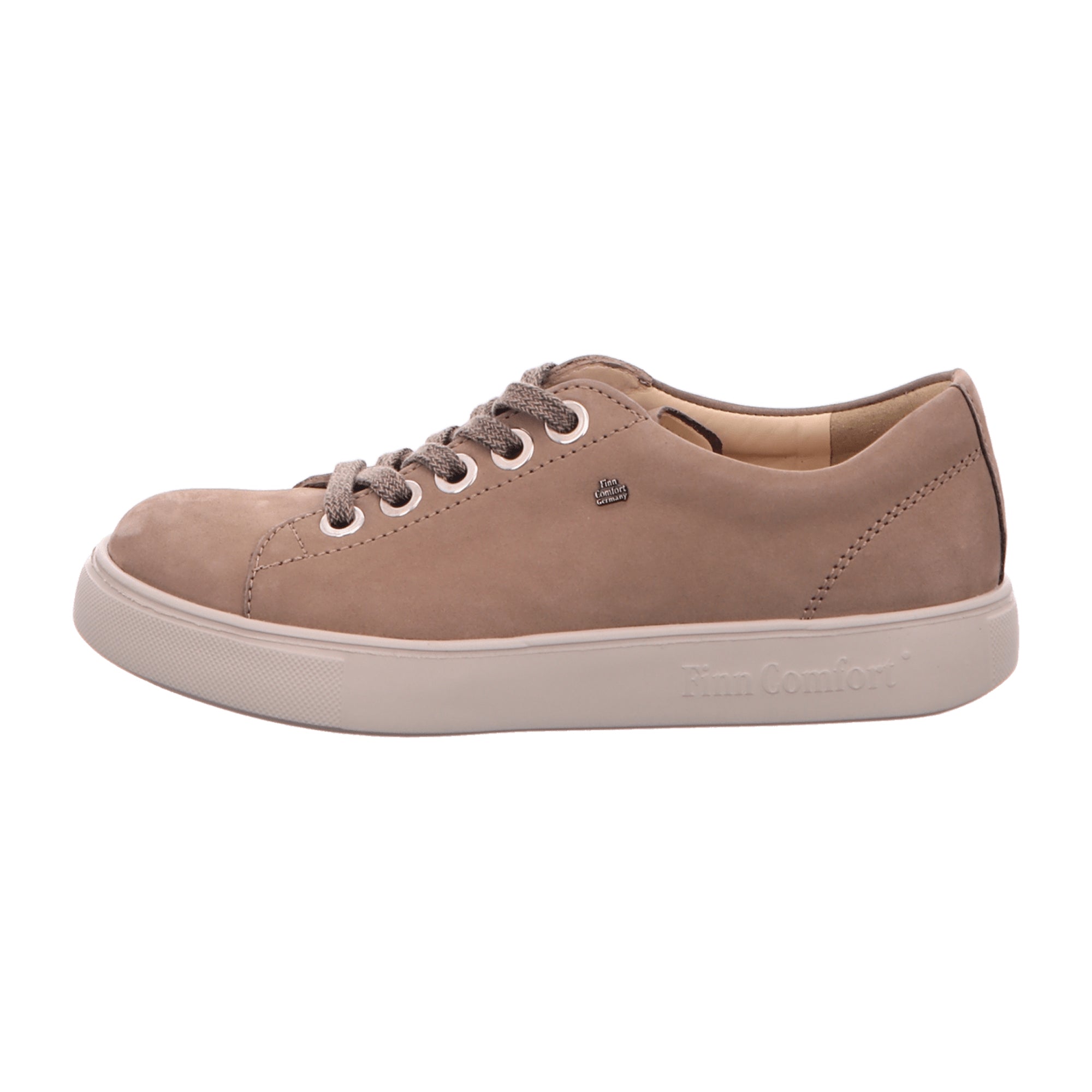 Finn Comfort Elpaso Beige Nubuck Women's Lace-Up Shoes 02479-007476