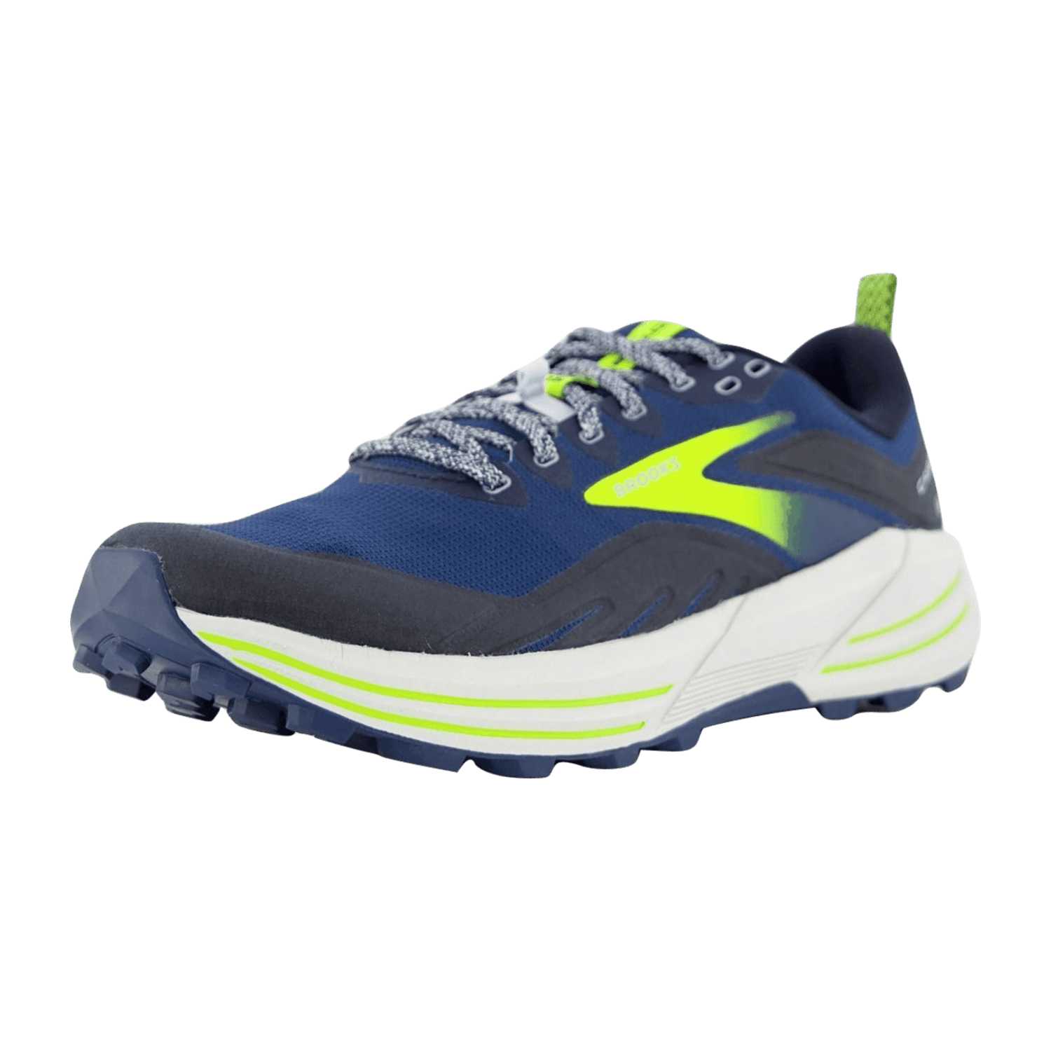 Brooks Cascadia 16 Men Blue Running Shoes Synthetic Textile Rubber Sole