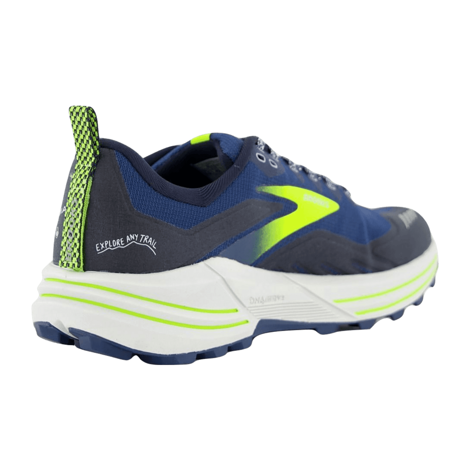 Brooks Cascadia 16 Men Blue Running Shoes Synthetic Textile Rubber Sole