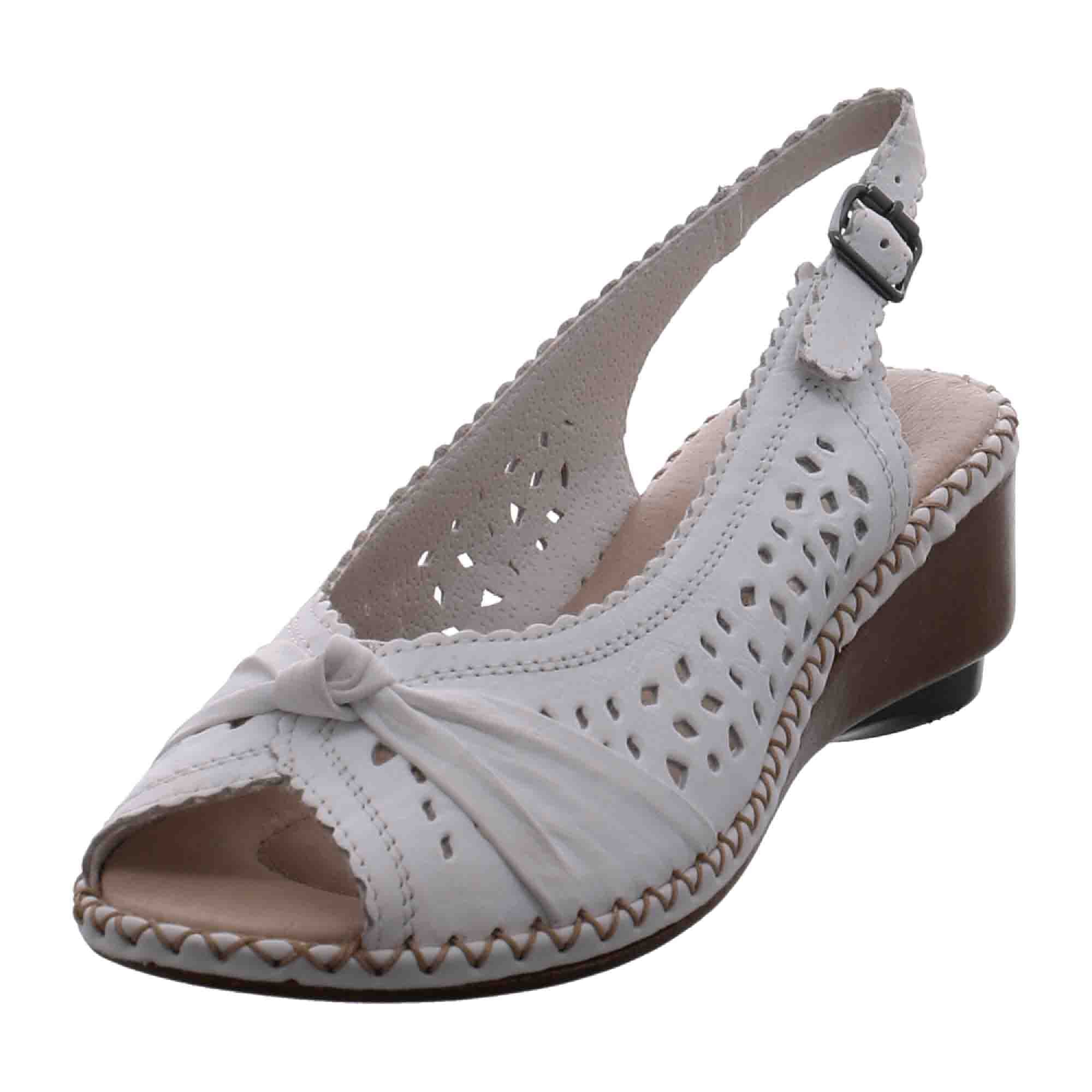 Rieker Comfortable White Sandals for Women Stylish and Versatile Footwear