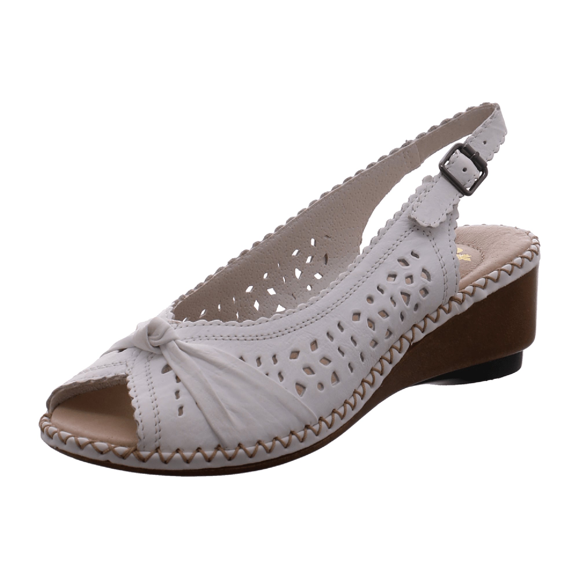 Rieker Comfortable White Sandals for Women Stylish and Versatile Footwear