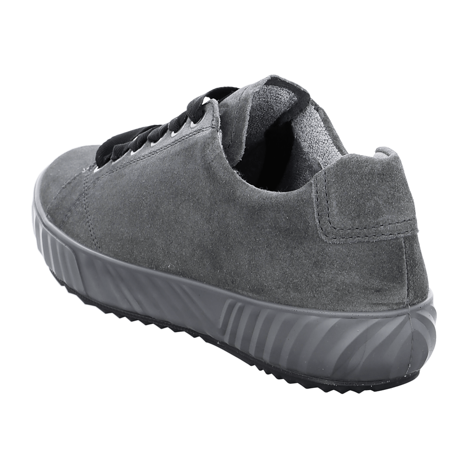 ARA AVIO Women's Velour Leather Slip-On Sneakers in Grey with Textile Lining and TPU Sole