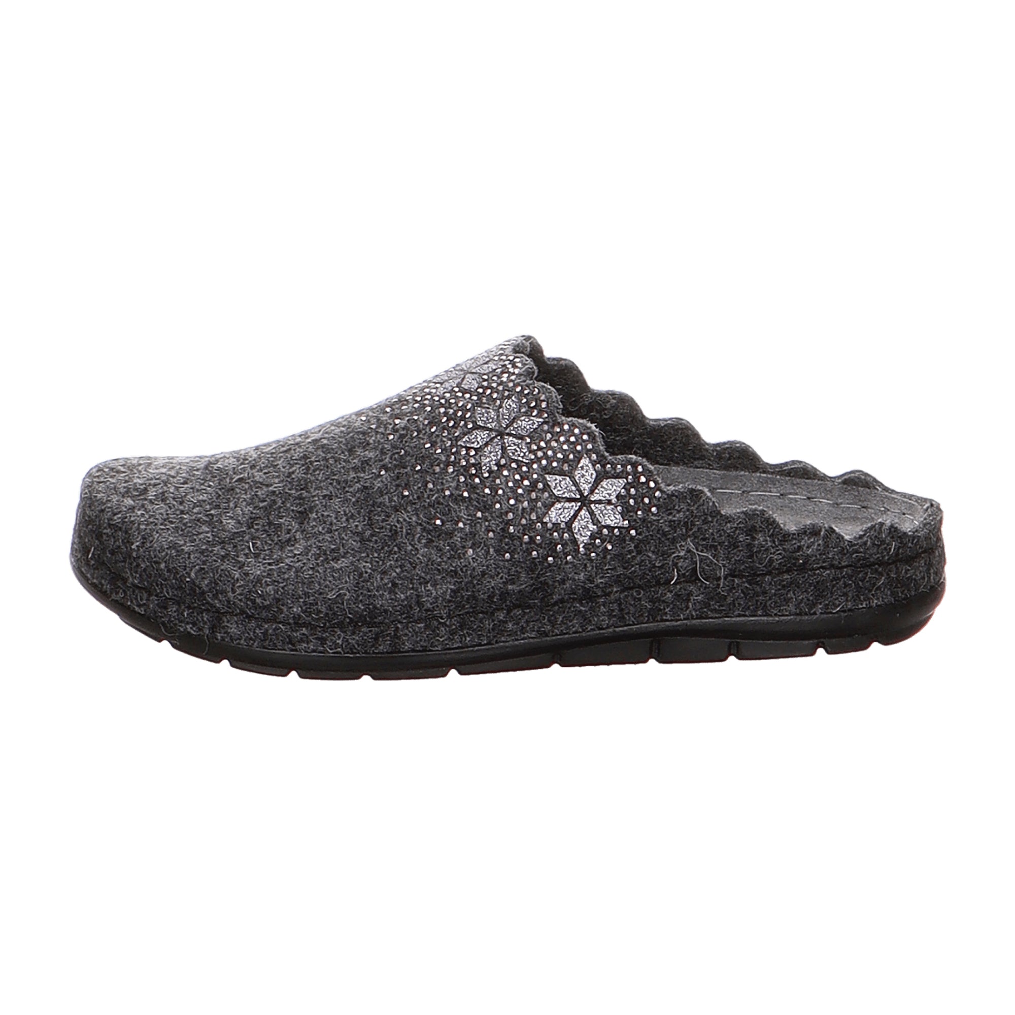 Rohde Rodigo D Women's Shoes Gray Textile Slip-On Flat Round Toe Casual