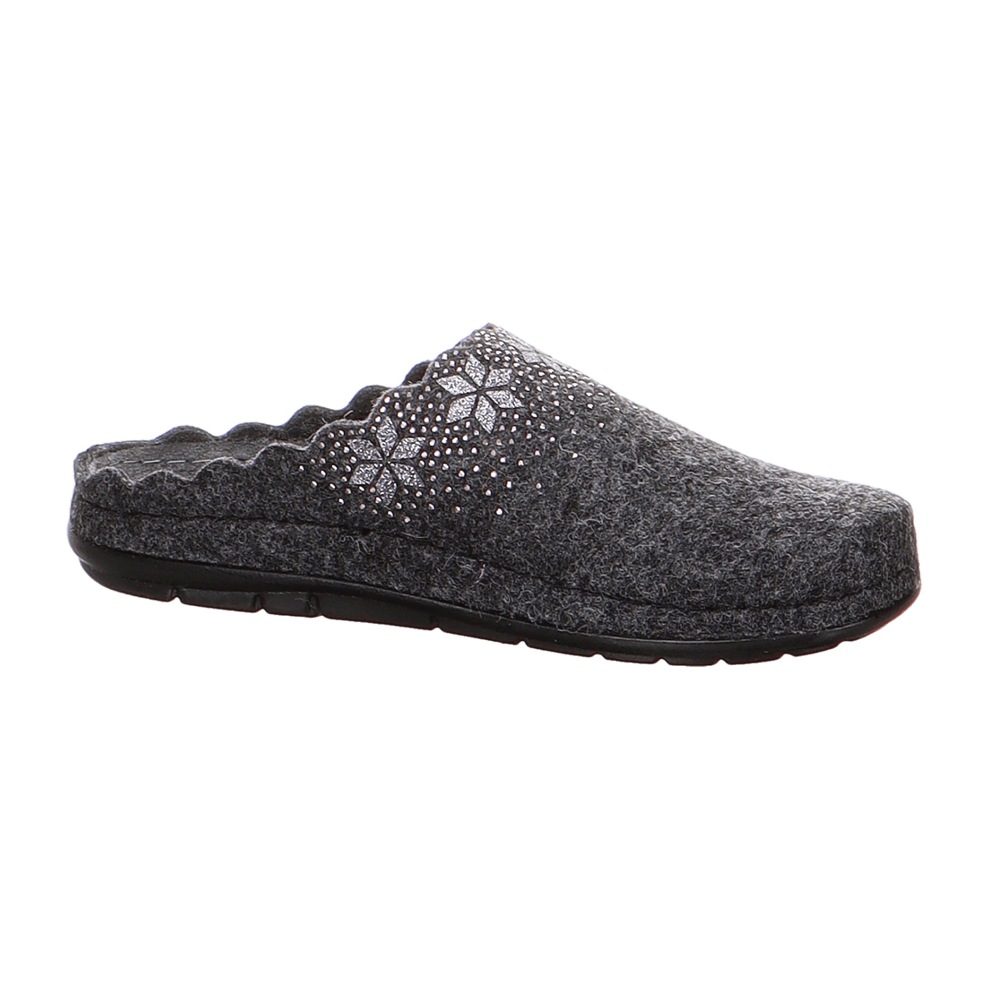 Rohde Rodigo D Women's Shoes Gray Textile Slip-On Flat Round Toe Casual