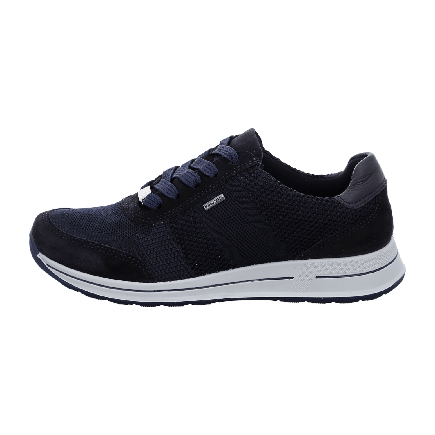 ARA OSAKA 2.0 Women's Sneakers in Blue - Cotton Textile Lace-Up Shoes with TPU Sole