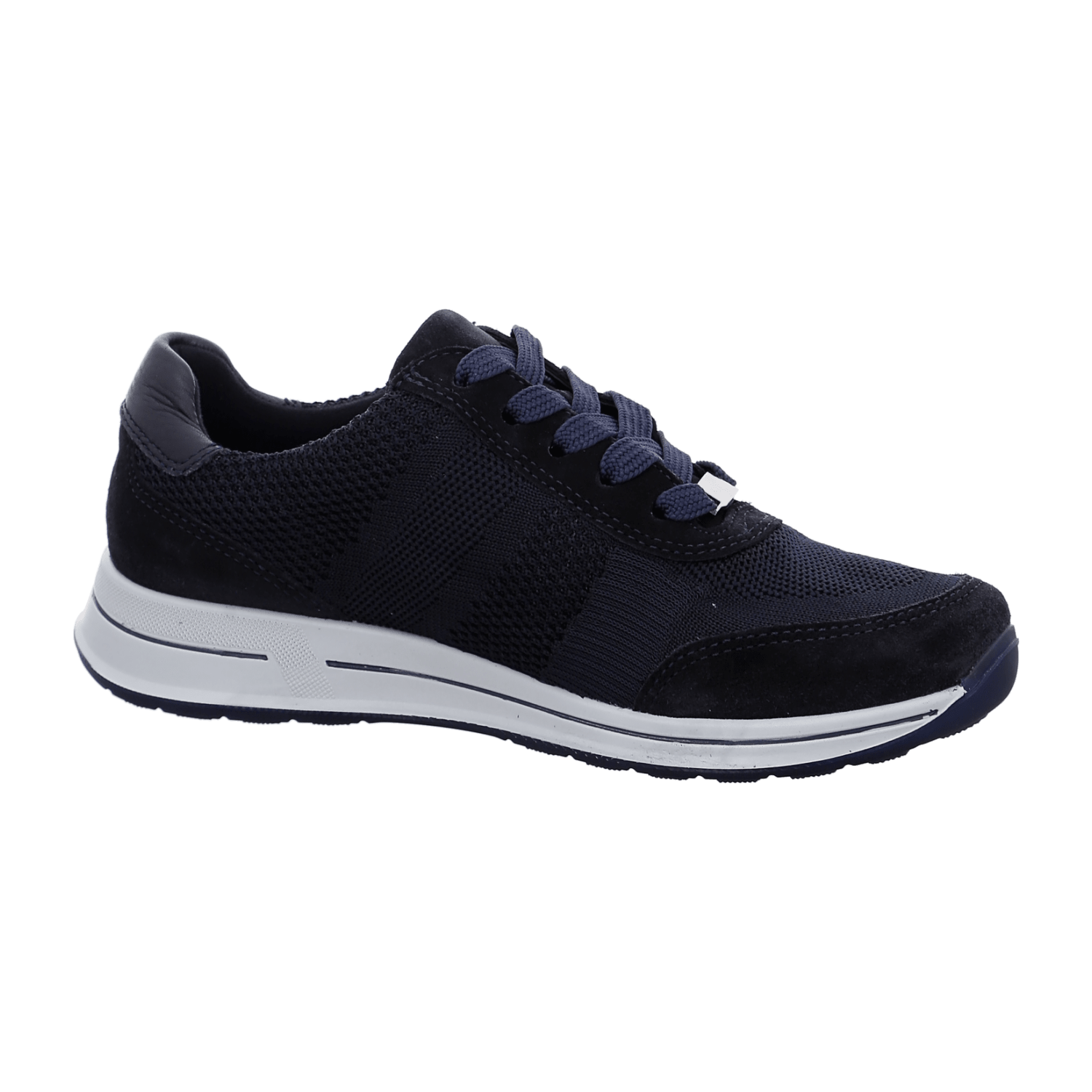 ARA OSAKA 2.0 Women's Sneakers in Blue - Cotton Textile Lace-Up Shoes with TPU Sole