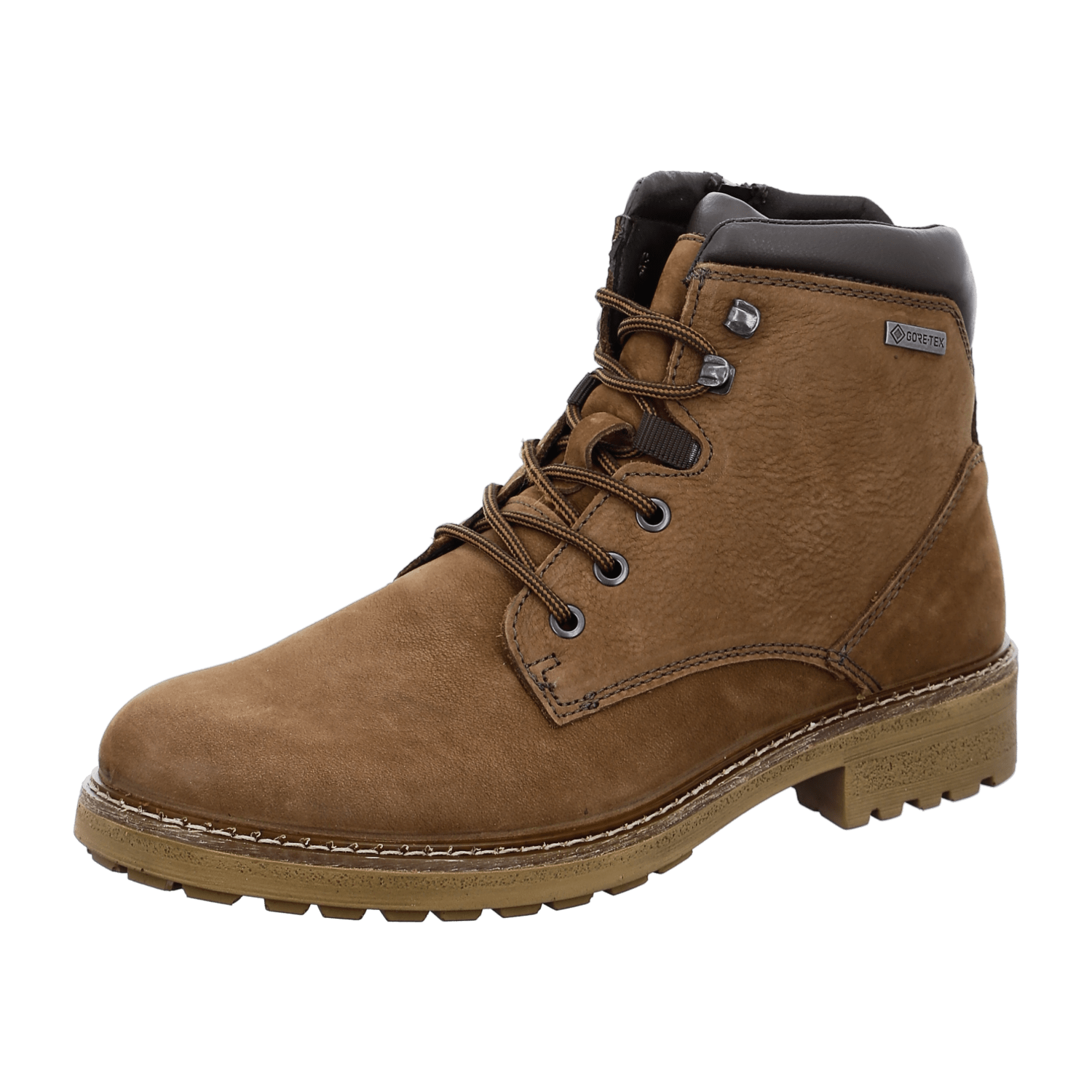 ARA Frederik Men's Leather Derby Boots Brown