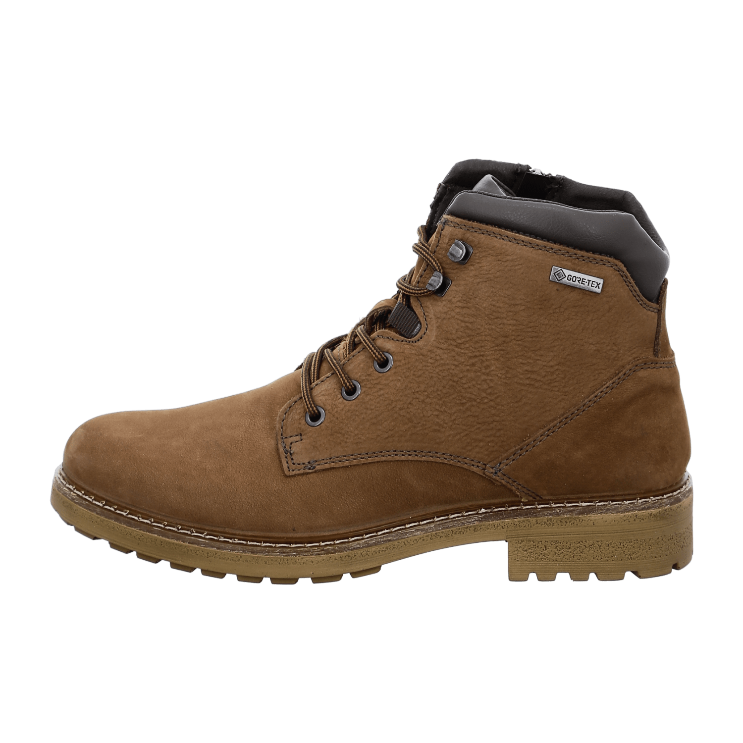 ARA Frederik Men's Leather Derby Boots Brown