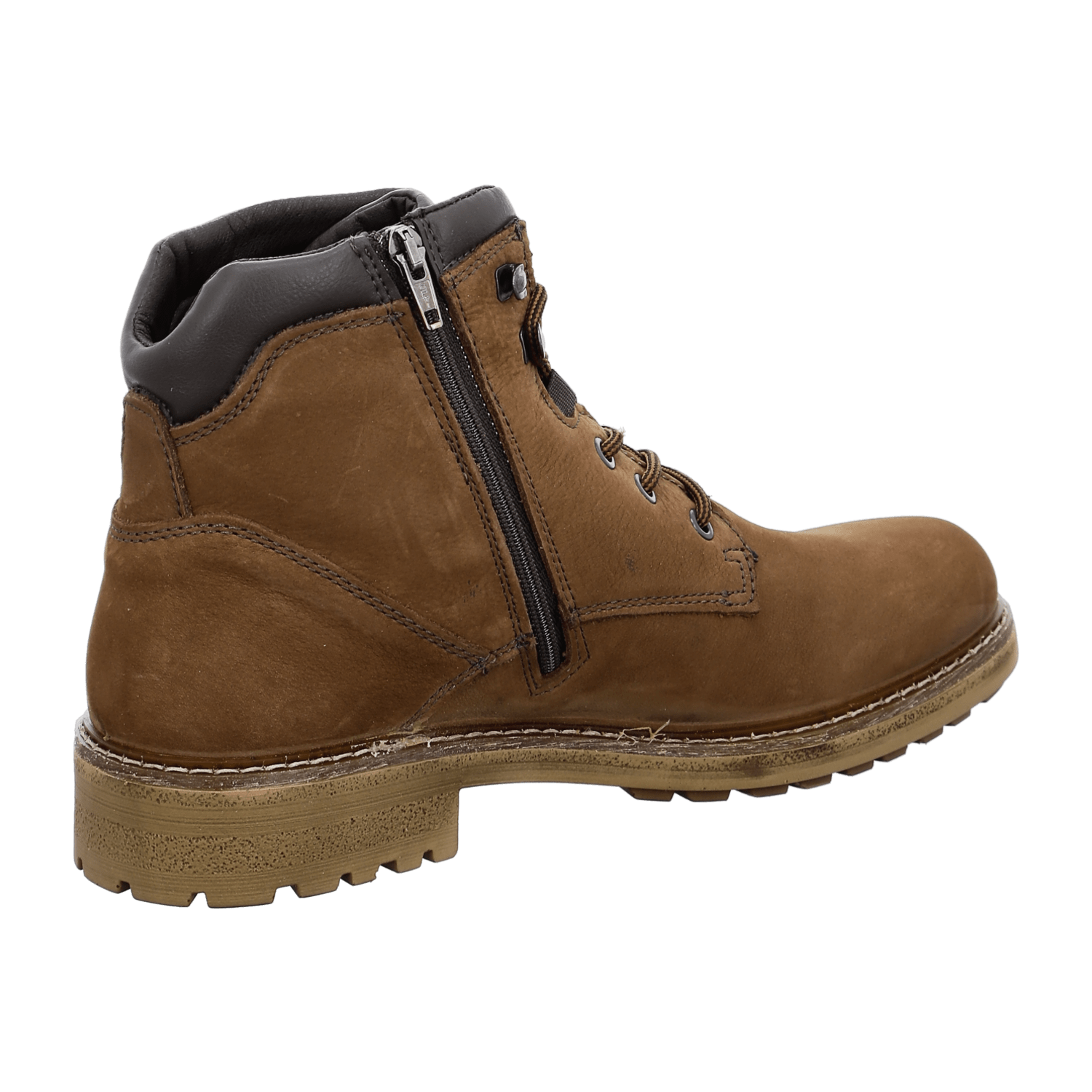 ARA Frederik Men's Leather Derby Boots Brown