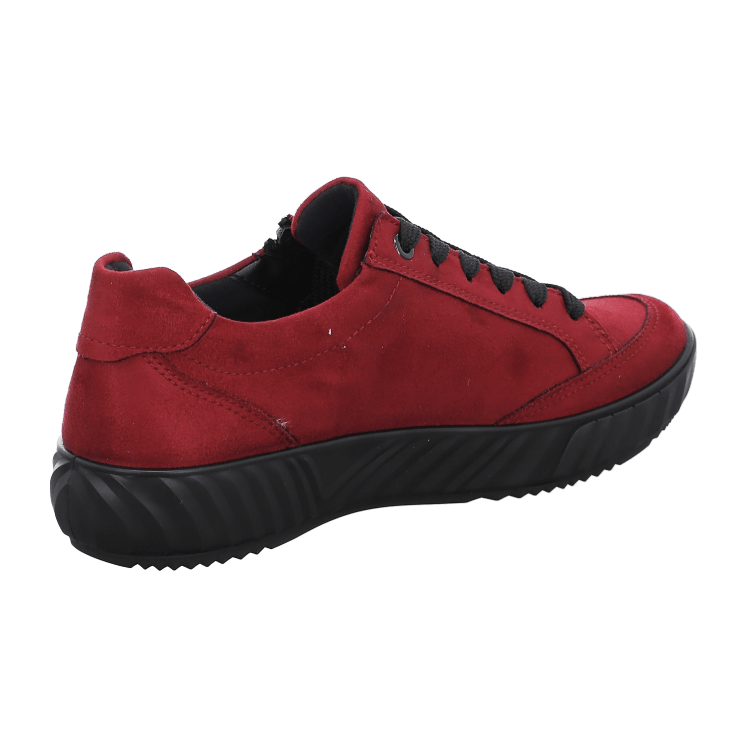 ARA AVIO Women's Sneakers in Red Synthetic with Lace-Up Closure and Round Toe