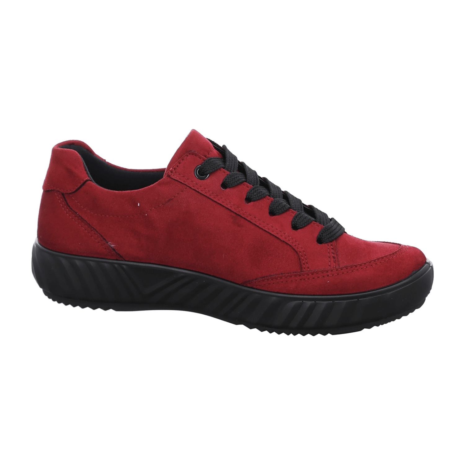 ARA AVIO Women's Sneakers in Red Synthetic with Lace-Up Closure and Round Toe