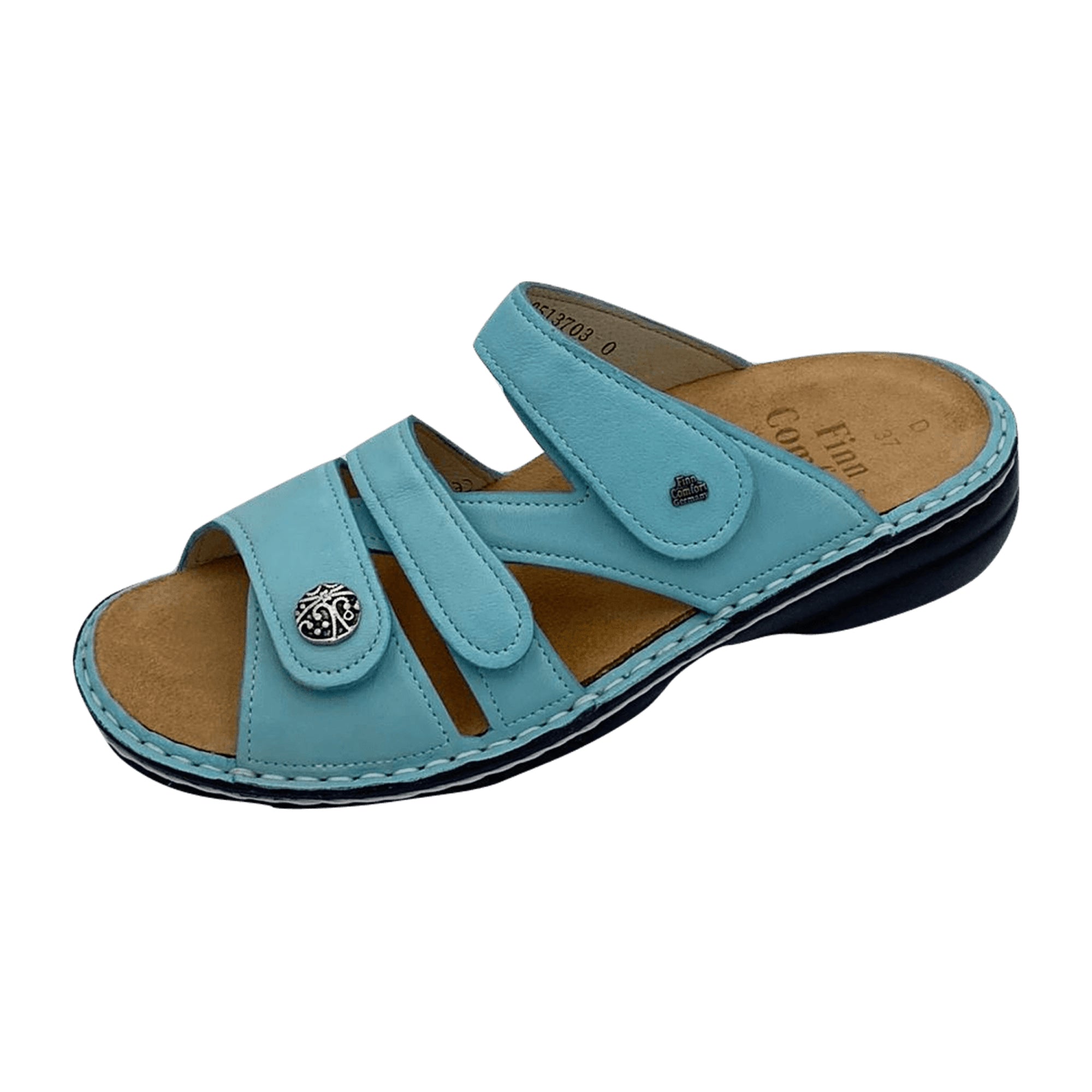 Finn Comfort Ventura-S Women's Sandals - Stylish & Comfortable Turquoise Sandals