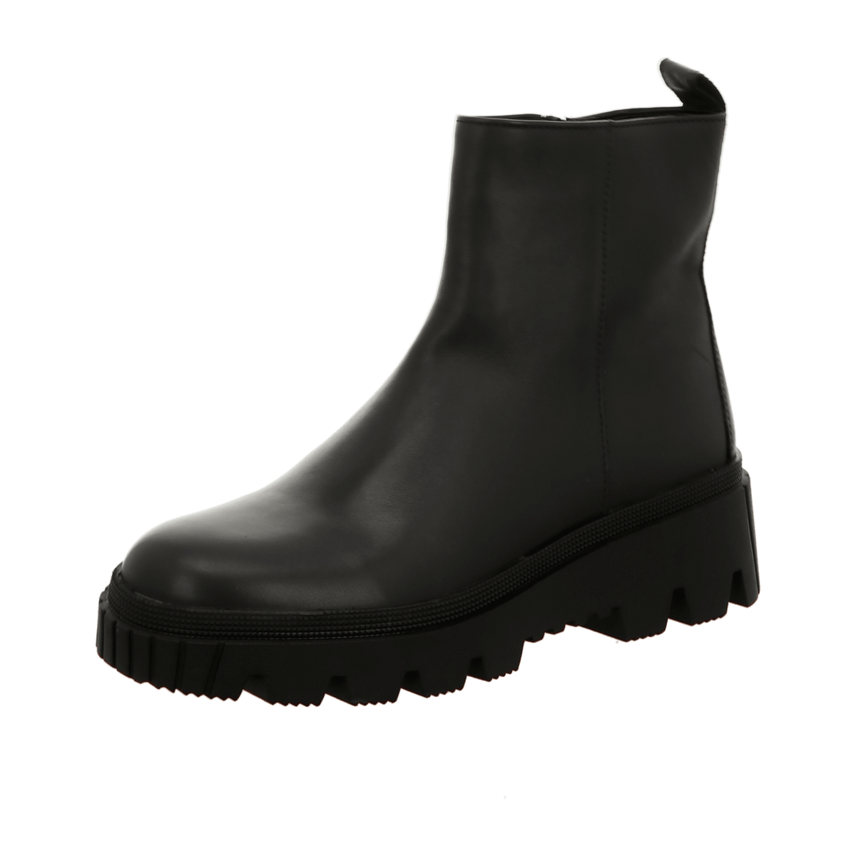 Gabor Women's Black Leather Boots with Fleece Lining