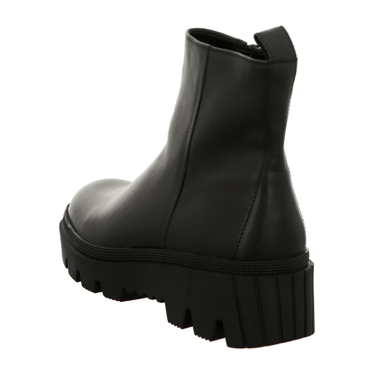 Gabor Women's Black Leather Boots with Fleece Lining