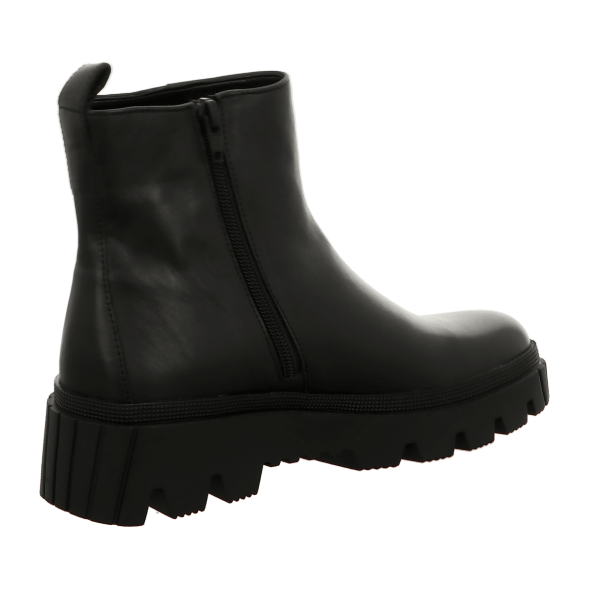 Gabor Women's Black Leather Boots with Fleece Lining