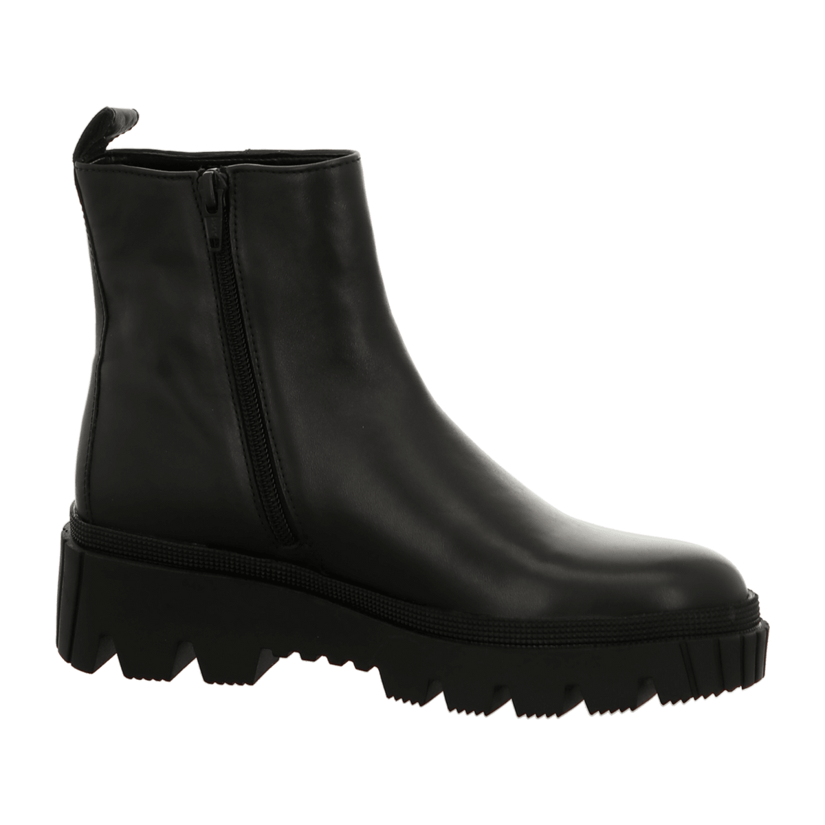 Gabor Women's Black Leather Boots with Fleece Lining