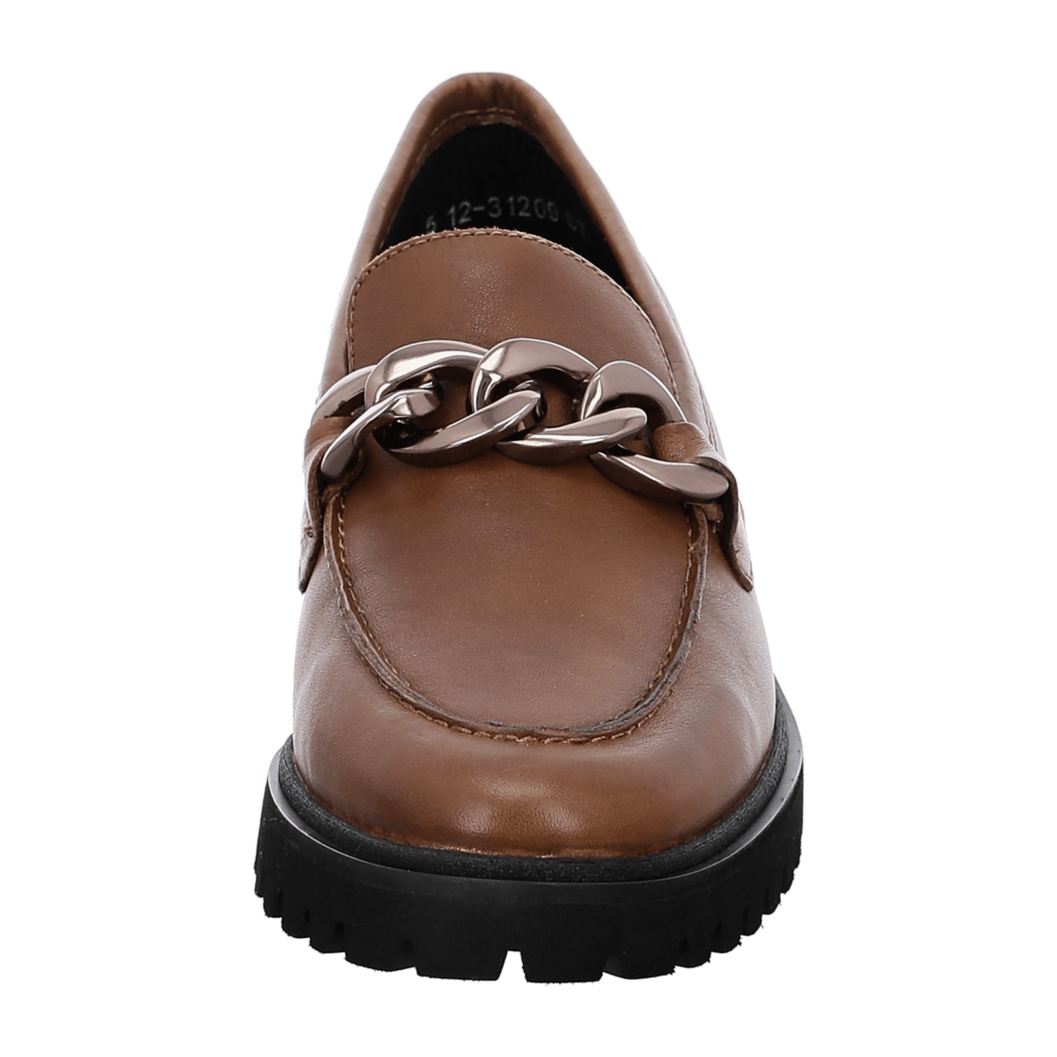 ARA KENT 2 Women's Slip-On Loafers in Brown Smooth Leather with Round Toe and Leather Lining - Bartel-Shop