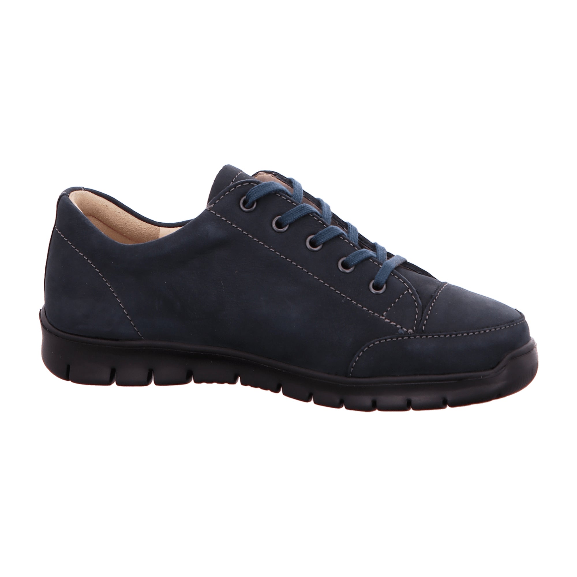 Finn Comfort Swansea Women's Comfort Shoes - Stylish Blue Leather