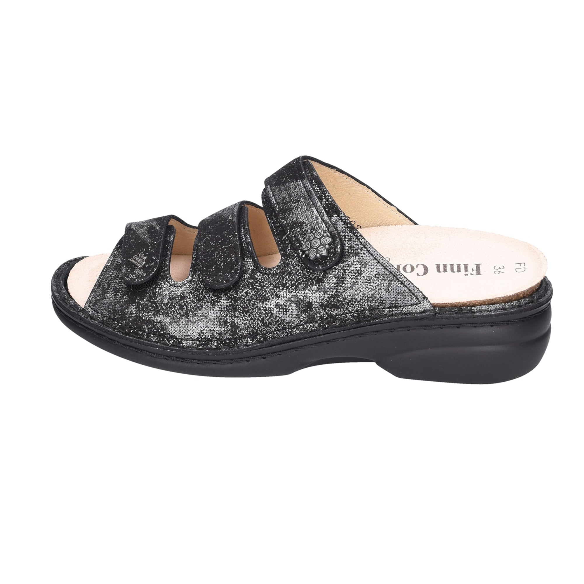 Finn Comfort Menorca-S Women's Sandals, Black - Stylish & Comfortable