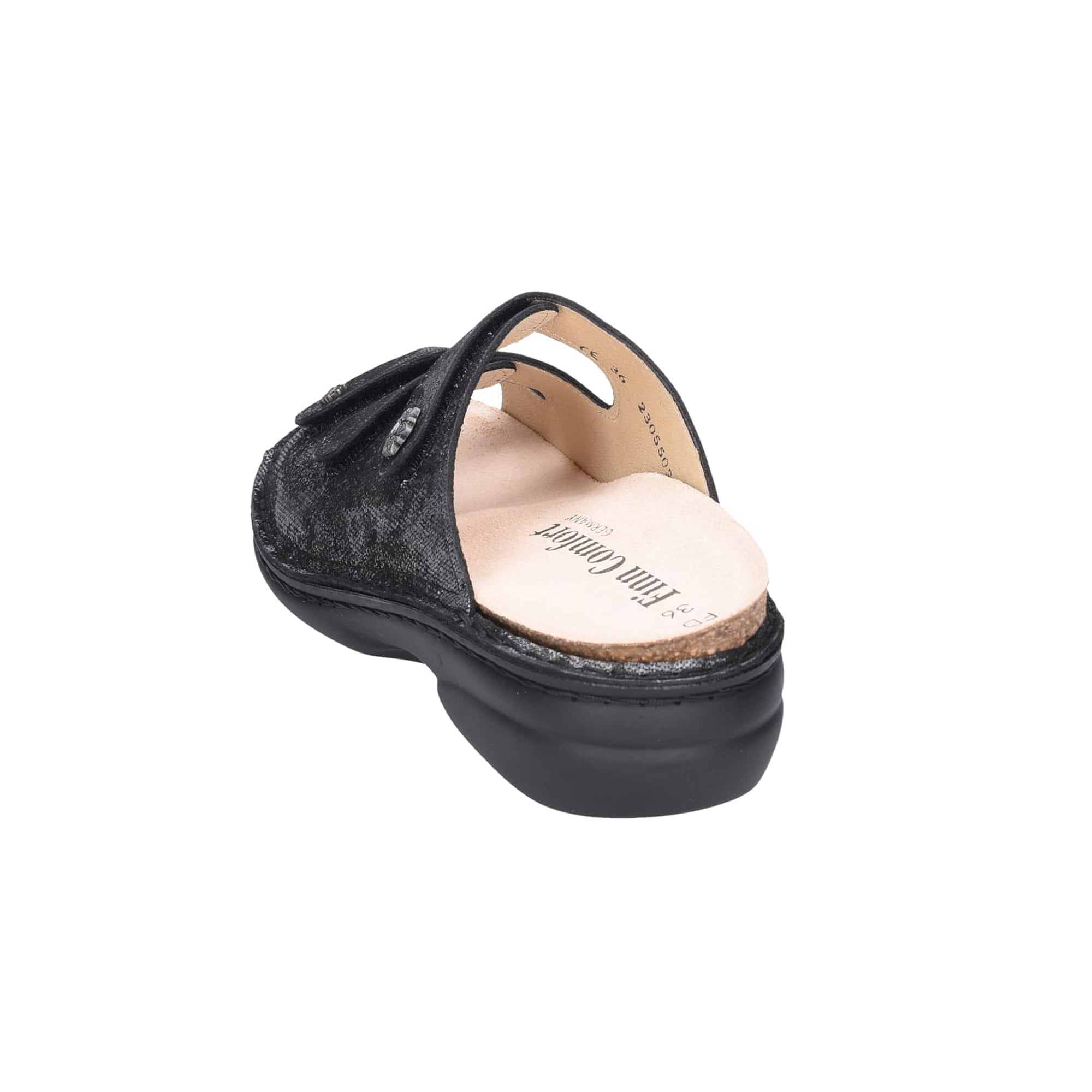 Finn Comfort Menorca-S Women's Sandals, Black - Stylish & Comfortable