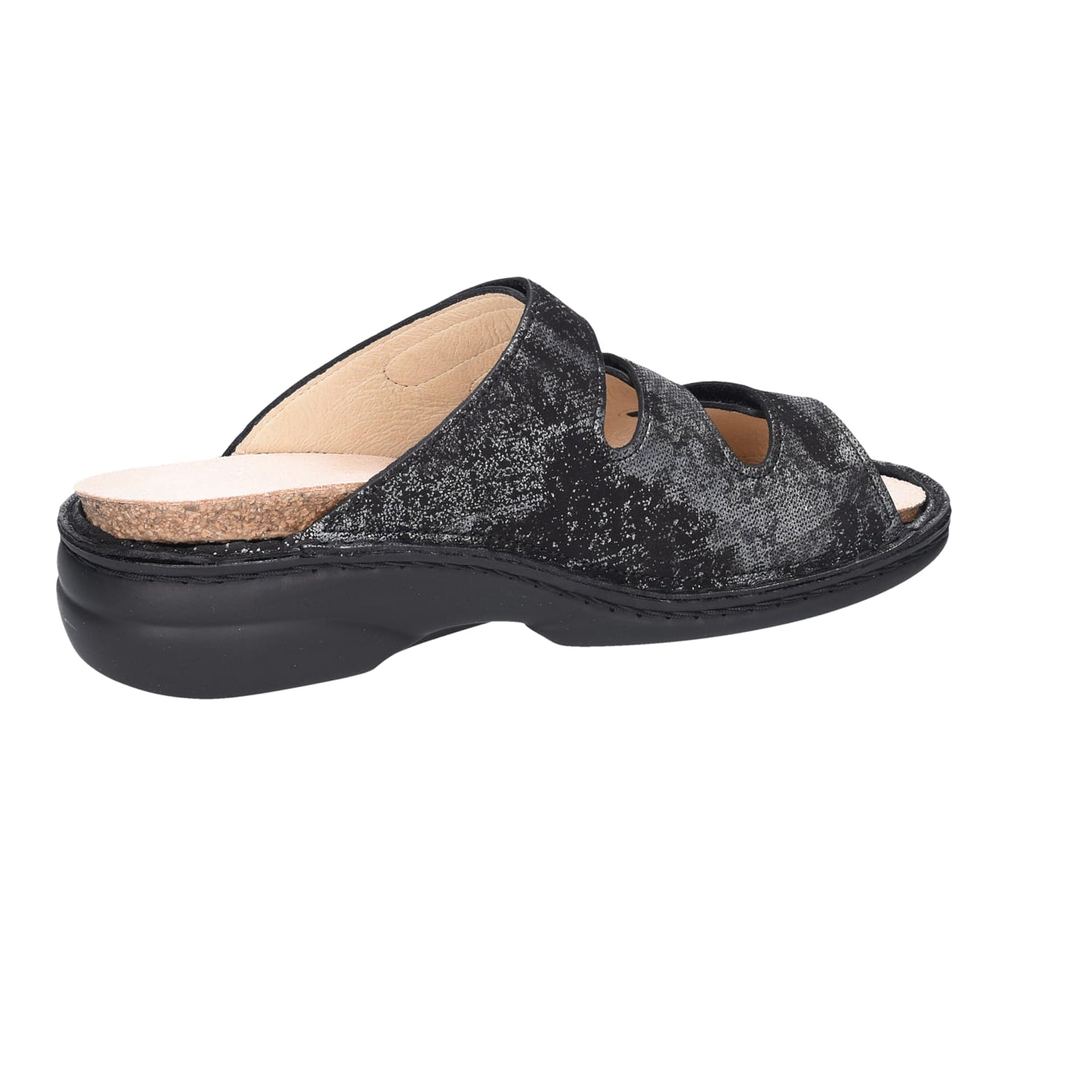 Finn Comfort Menorca-S Women's Sandals, Black - Stylish & Comfortable