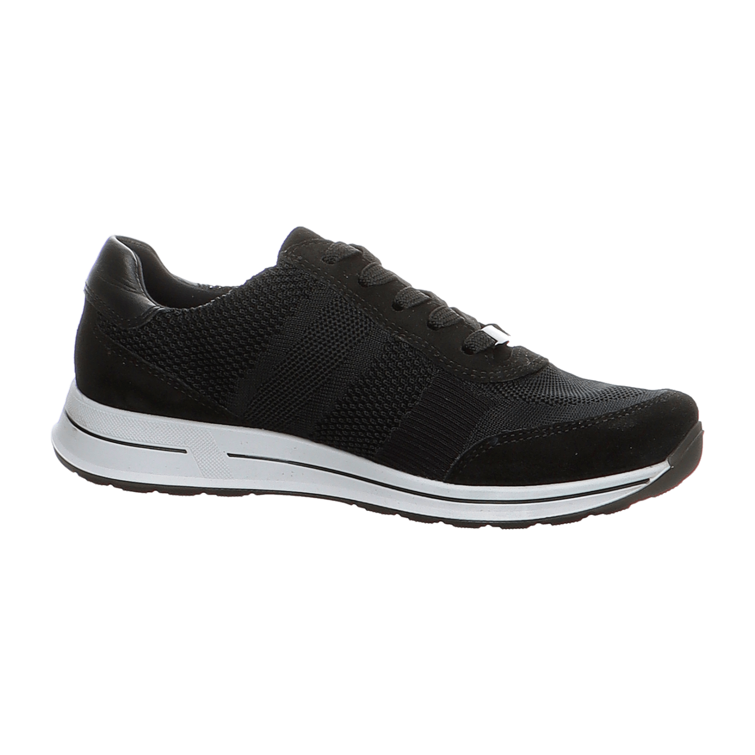ARA OSAKA 2.0 Women's Sneakers Black Lace-Up Textile Thermoplastic Polyurethane