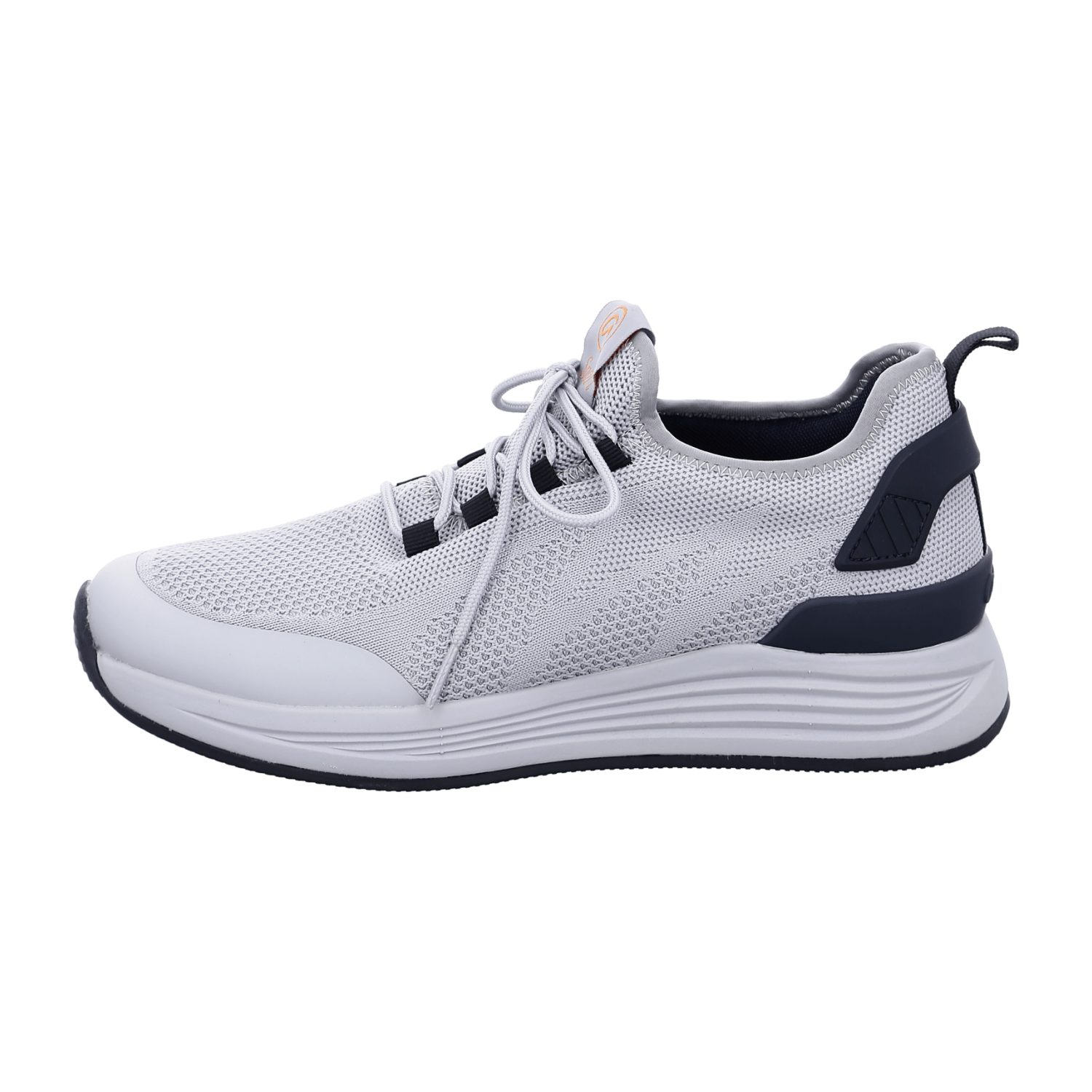 ARA CHICAGO Men's Sneakers in Gray with Lace-Up Closure, Made from Synthetic Leather and Textile Lining
