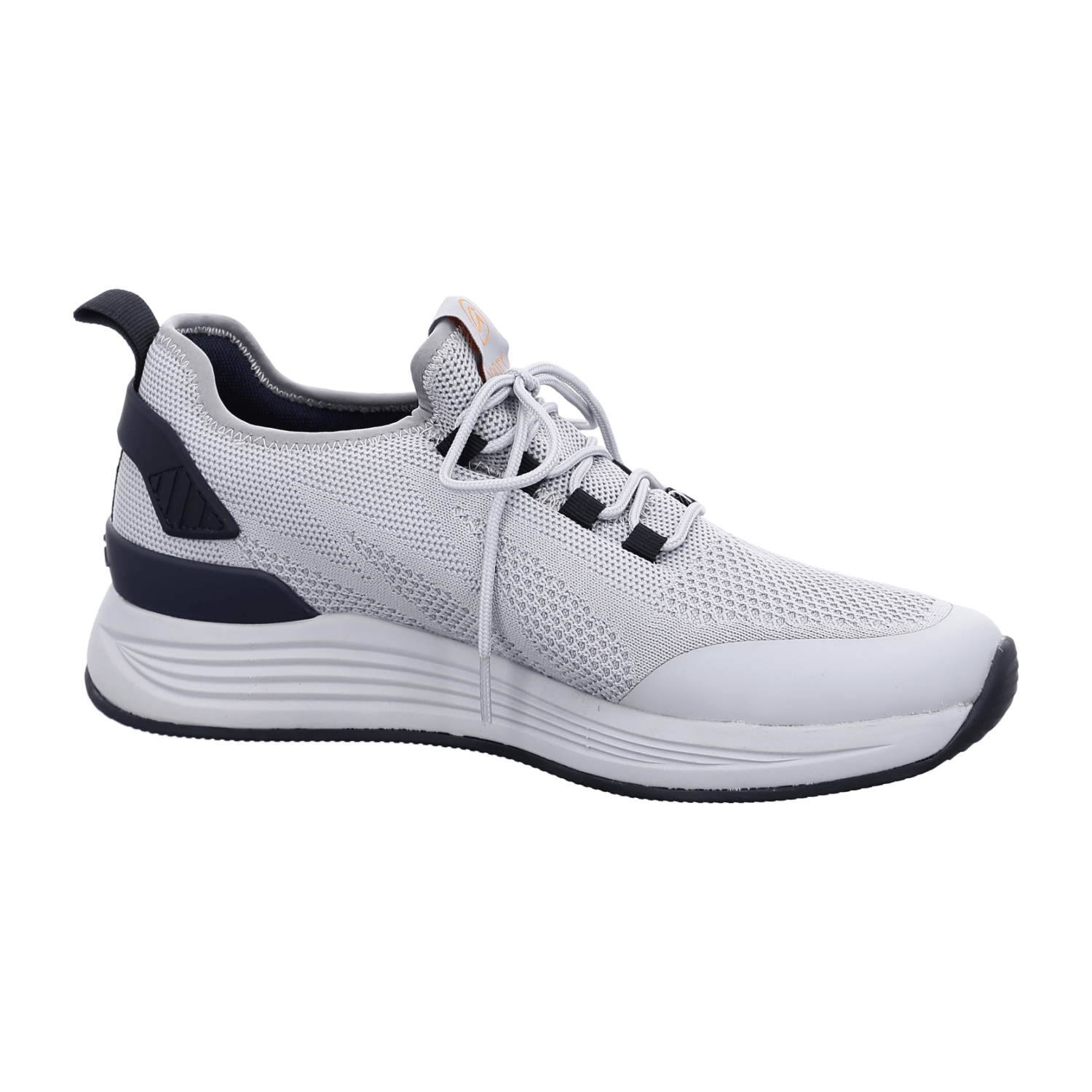 ARA CHICAGO Men's Sneakers in Gray with Lace-Up Closure, Made from Synthetic Leather and Textile Lining
