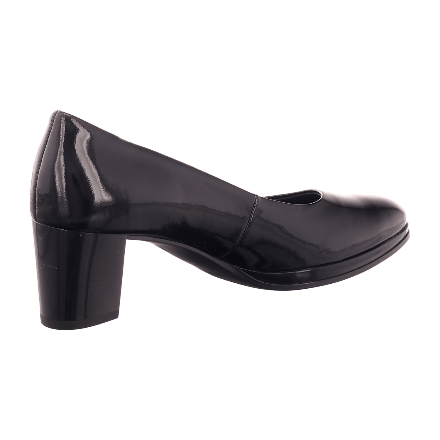 ARA ORLY ORLY 2 Women's Pumps in Black Patent Leather with Round Toe and Leather Lining