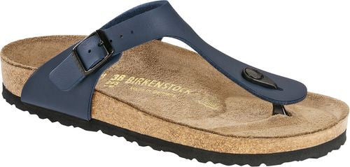 Birkenstock thong sandal Gizeh blue Birko-Flor - Bartel-Shop