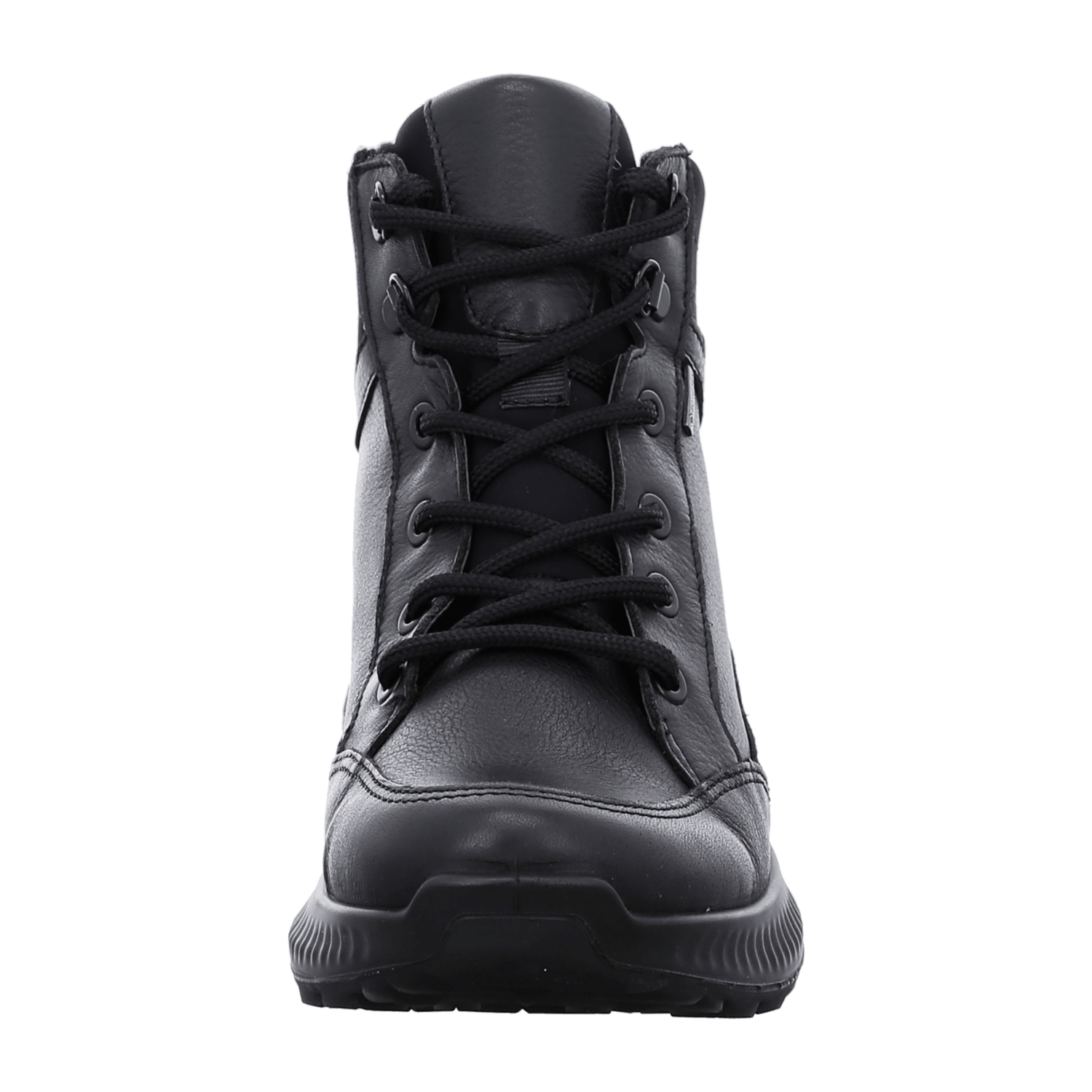 ARA Hiker Women's Winter Boots in Smooth Leather, Black with Quick-Lace System and Fleece Lining - Bartel-Shop
