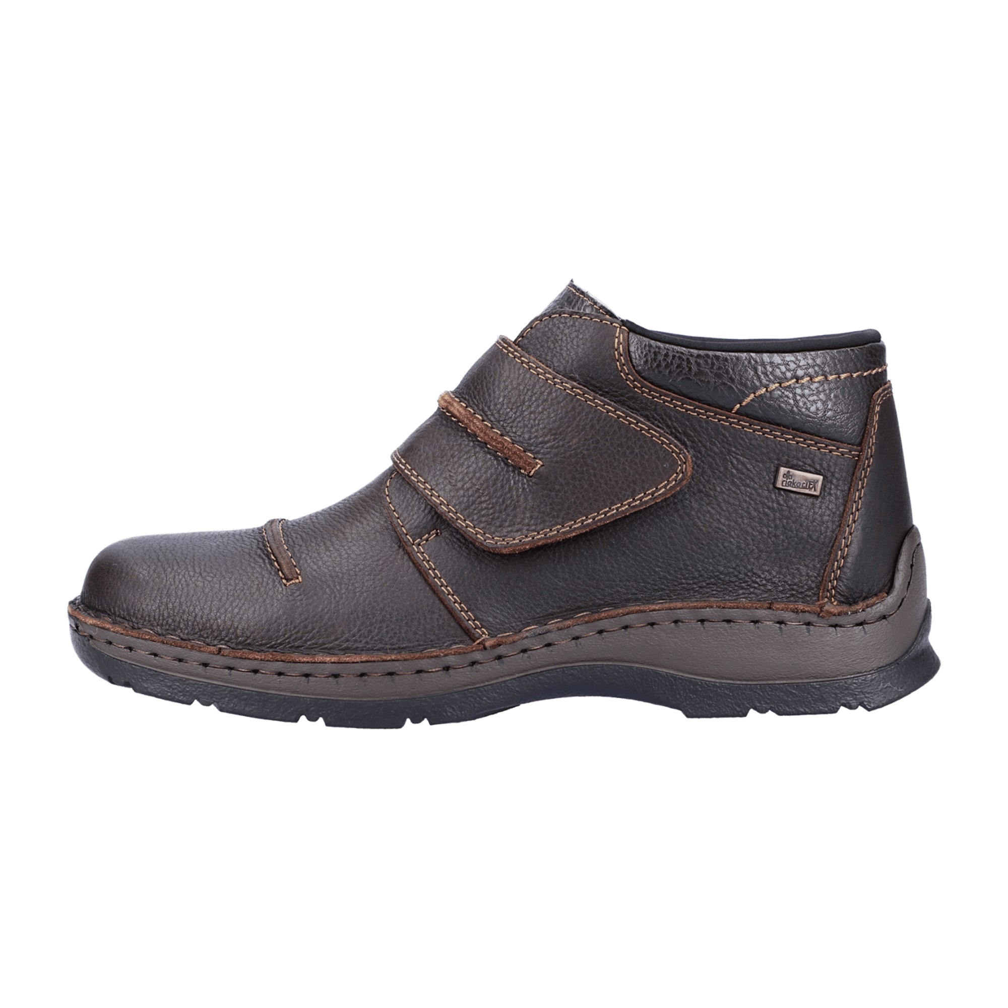 Rieker Men's Brown Ankle Boots with Warm Lining and Water-Resistant Membrane