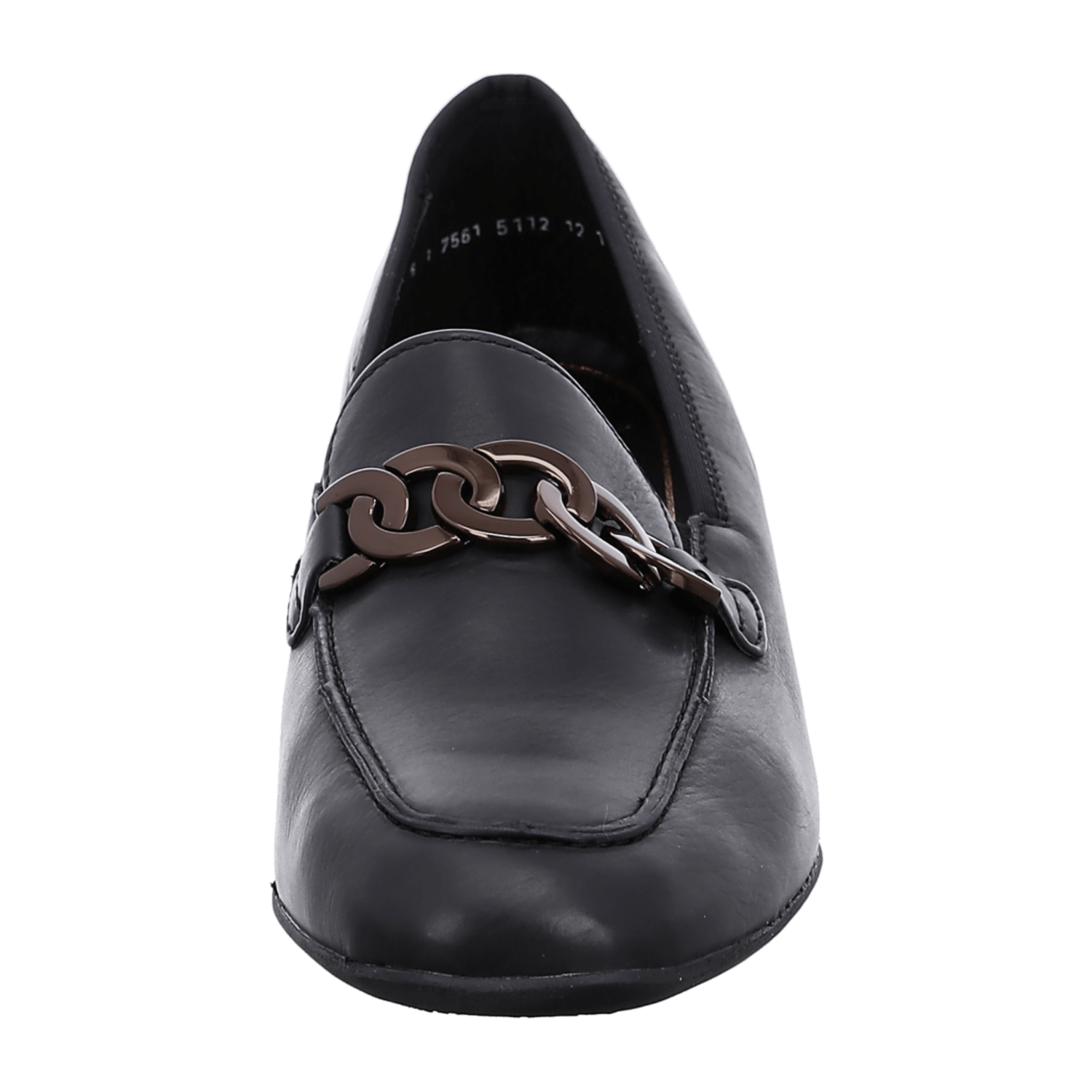 ARA GRAZ Women's Pumps Smooth Leather Black Square Toe Slip-On Style
