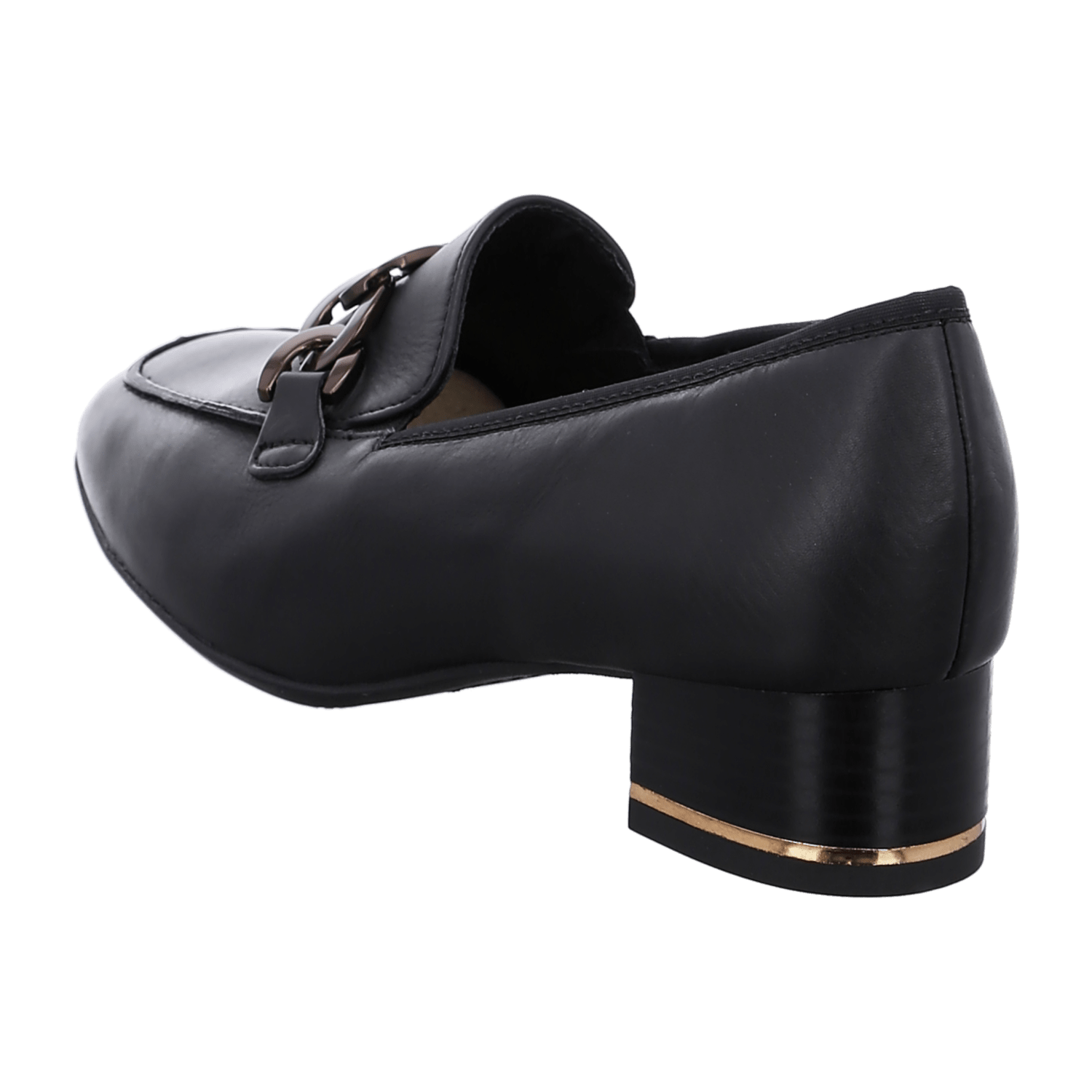 ARA GRAZ Women's Pumps Smooth Leather Black Square Toe Slip-On Style