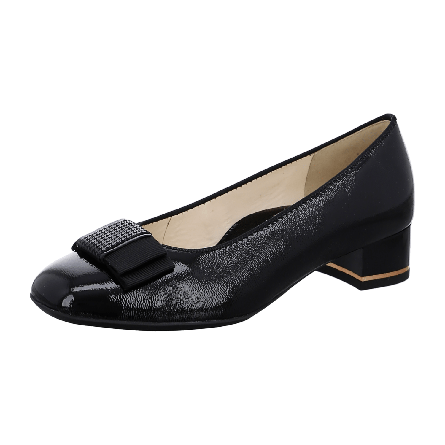 ARA GRAZ Women's Pumps Slippers Black Patent Leather Square Toe