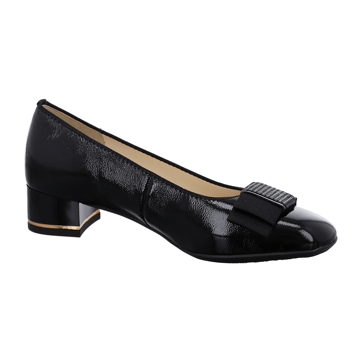 ARA GRAZ Women's Pumps Slippers Black Patent Leather Square Toe