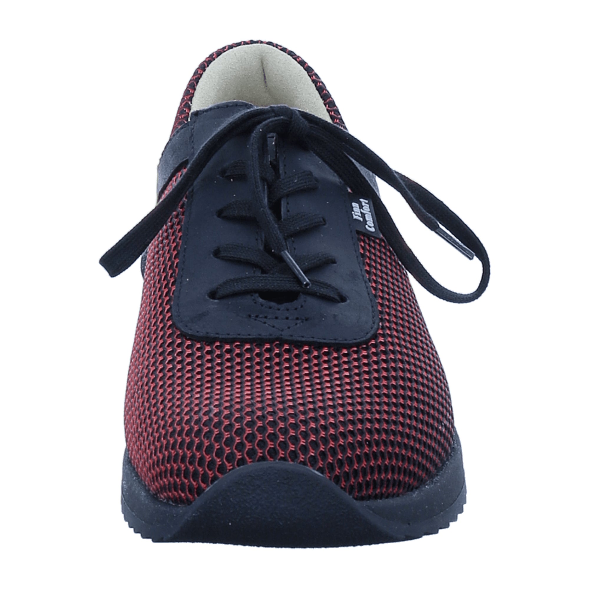 Finn Comfort Cerritos Women's Casual Sneakers, Lipstick Red/Black - Stylish & Comfortable