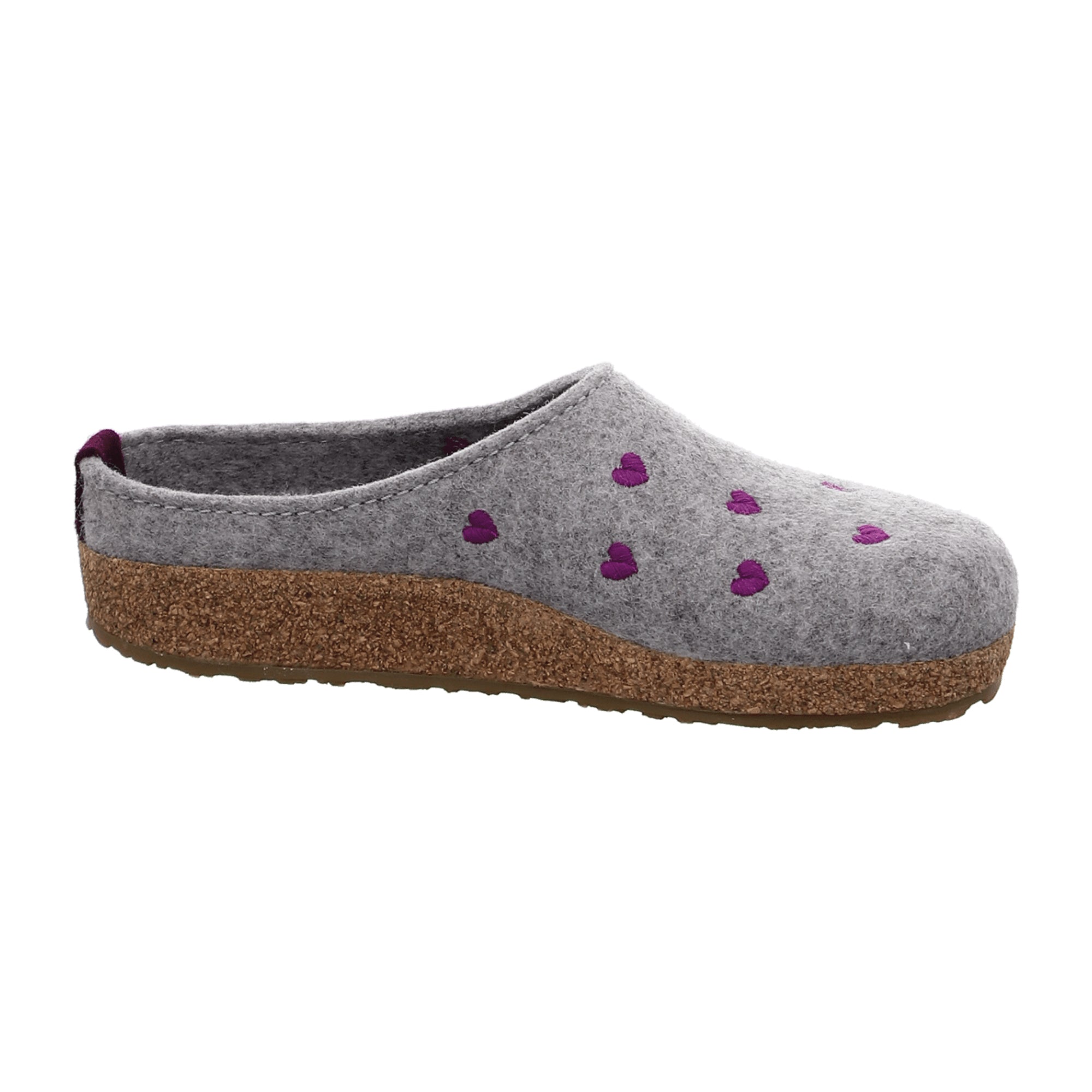 Haflinger 741031 Women's Stylish Gray Slippers - Comfort & Durability